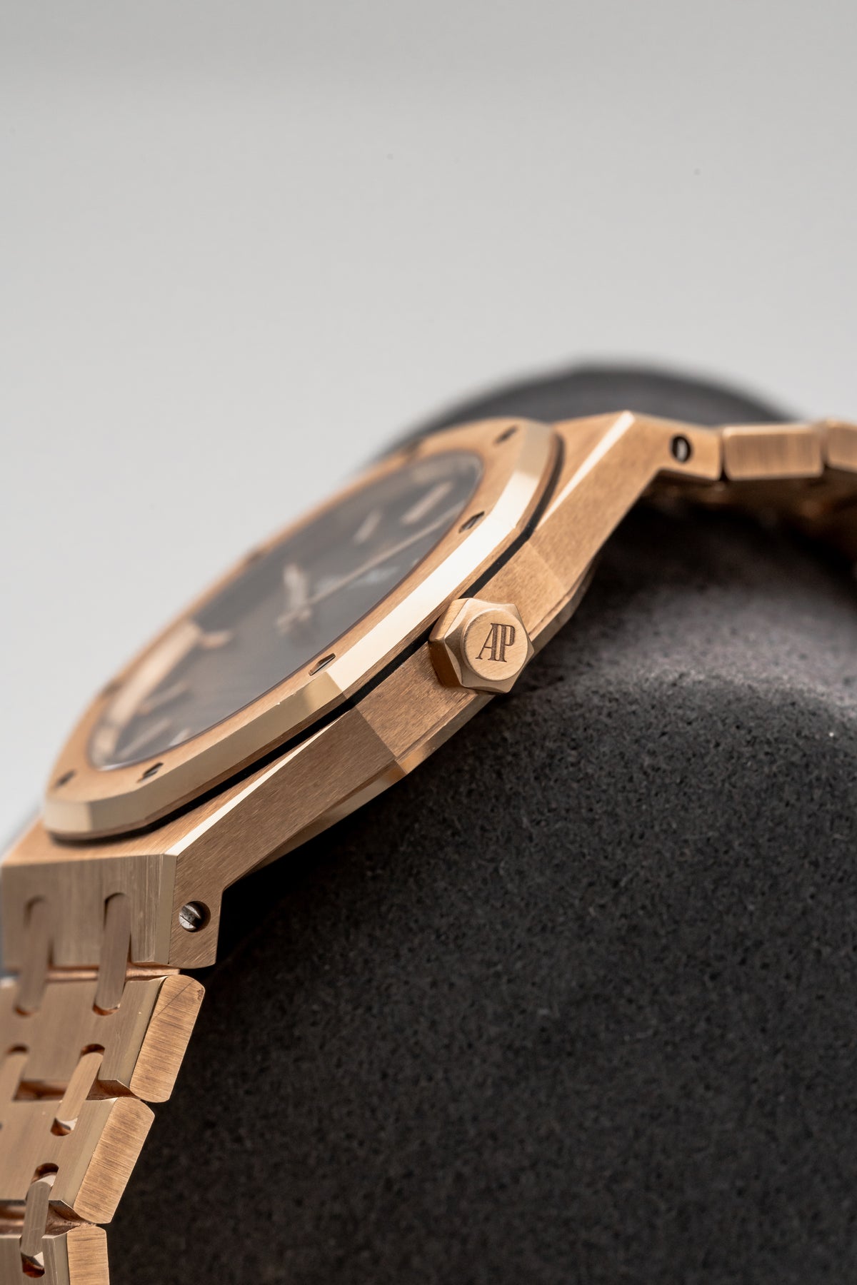 Audemars Piguet Royal Oak 67650OR Rose Gold Brown Dial