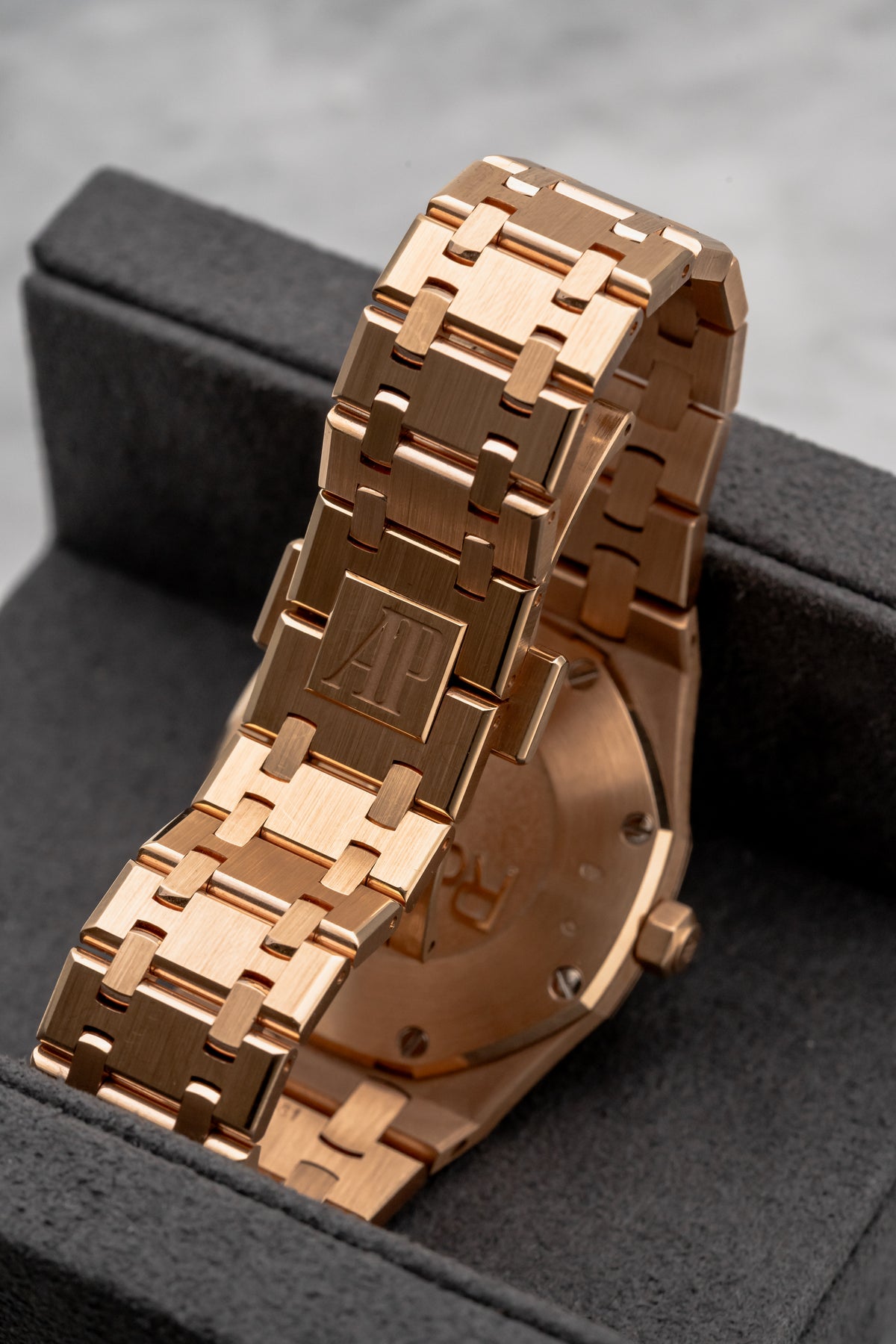 Audemars Piguet Royal Oak 67650OR Rose Gold Brown Dial
