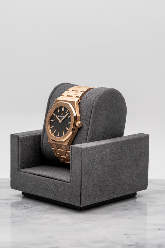 Audemars Piguet Royal Oak 67650OR Rose Gold Brown Dial