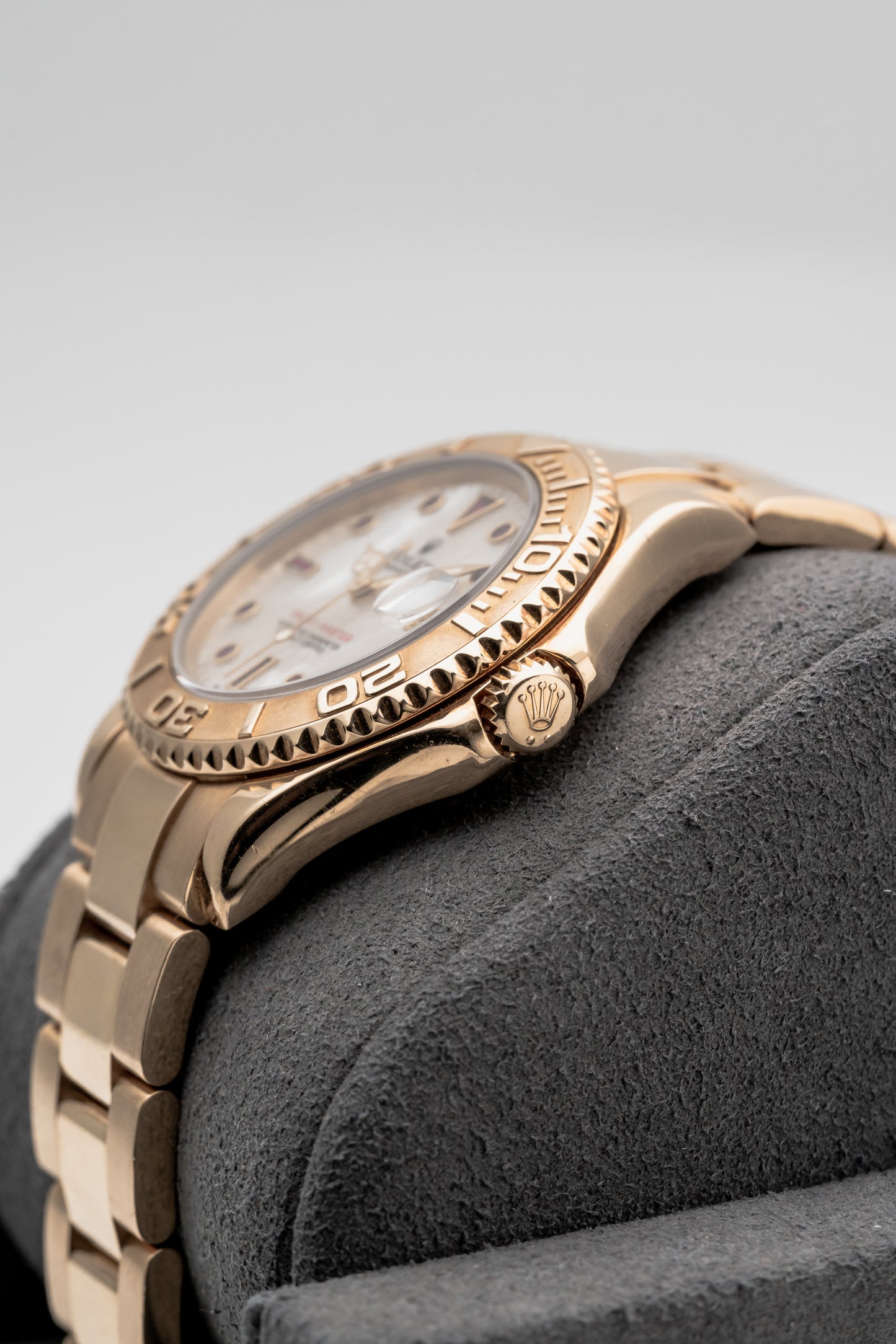 Rolex Yacht-Master 68628, Mother-of-Pearl Ruby Dial, Yellow Gold