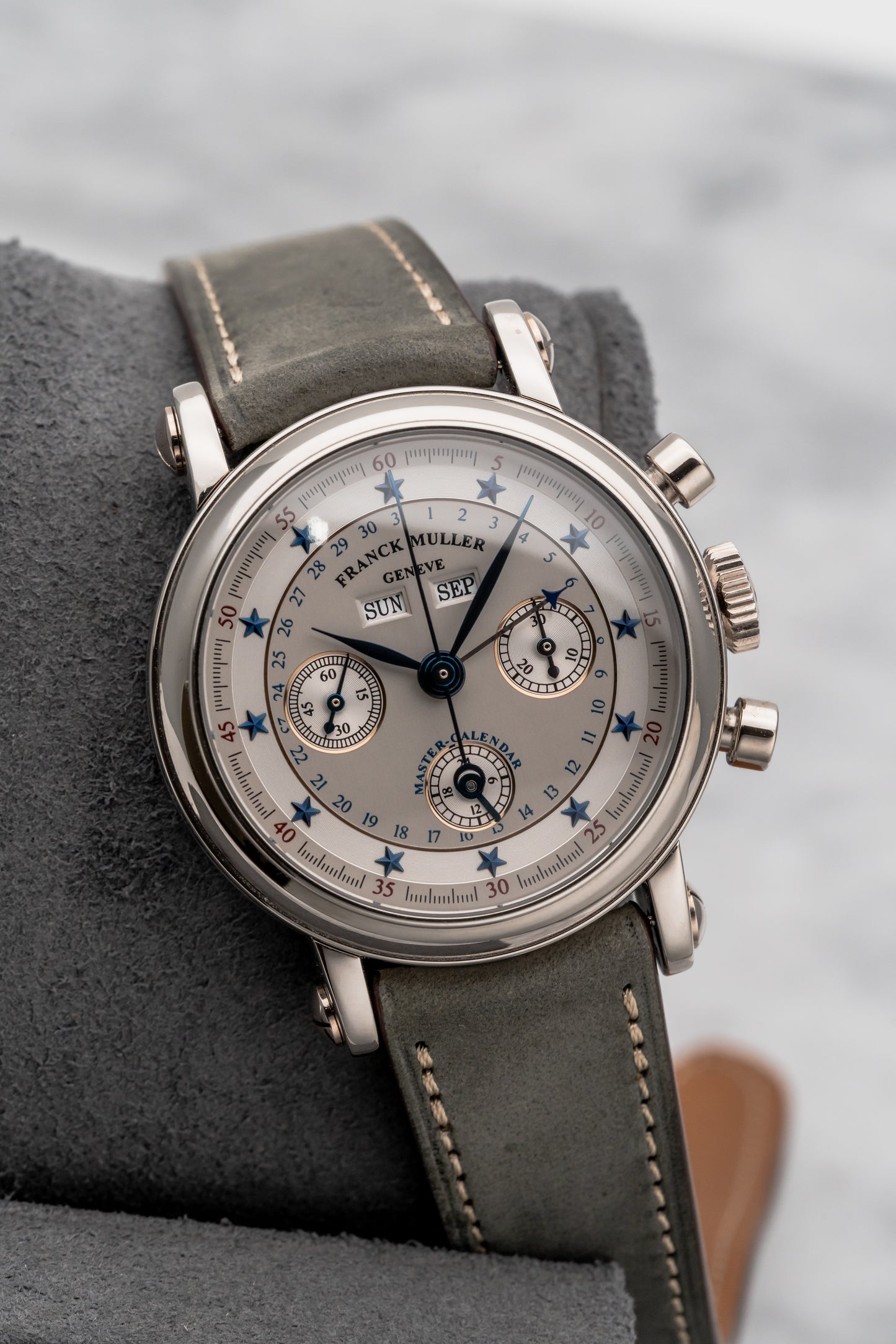 Franck Muller Master Calendar Chronograph 7000 CC MC.36 Silver Dial