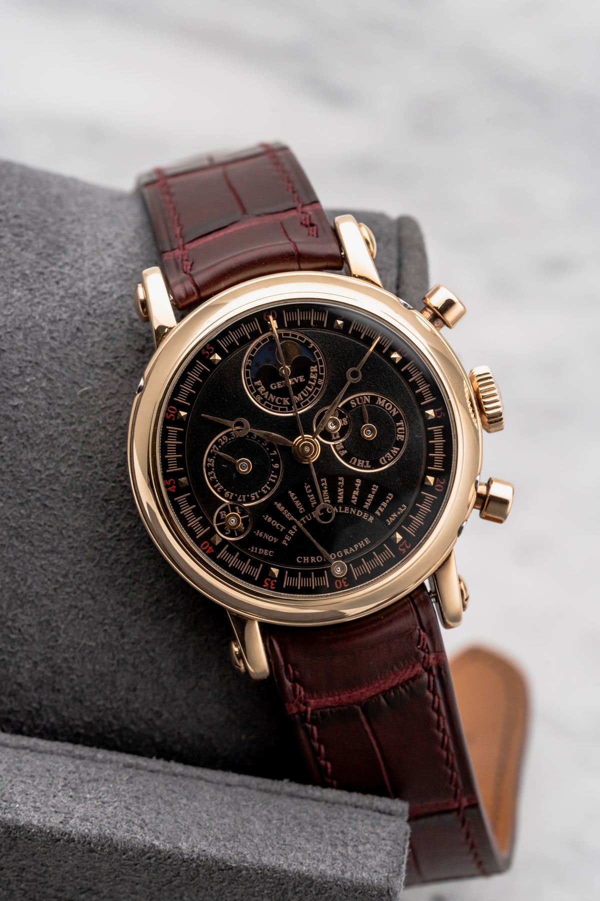 Franck Muller Perpetual Calendar Chronograph 7000 QP E 36 Black Dial