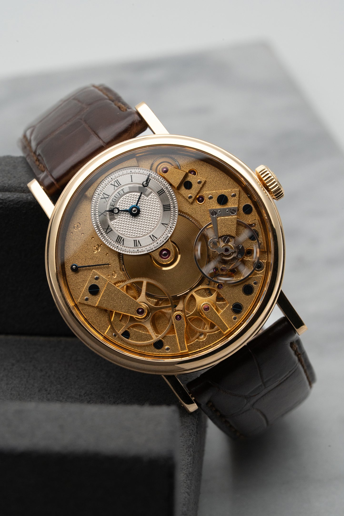 Breguet Tradition Retrograde 7037BA Yellow Gold, Openworked Dial