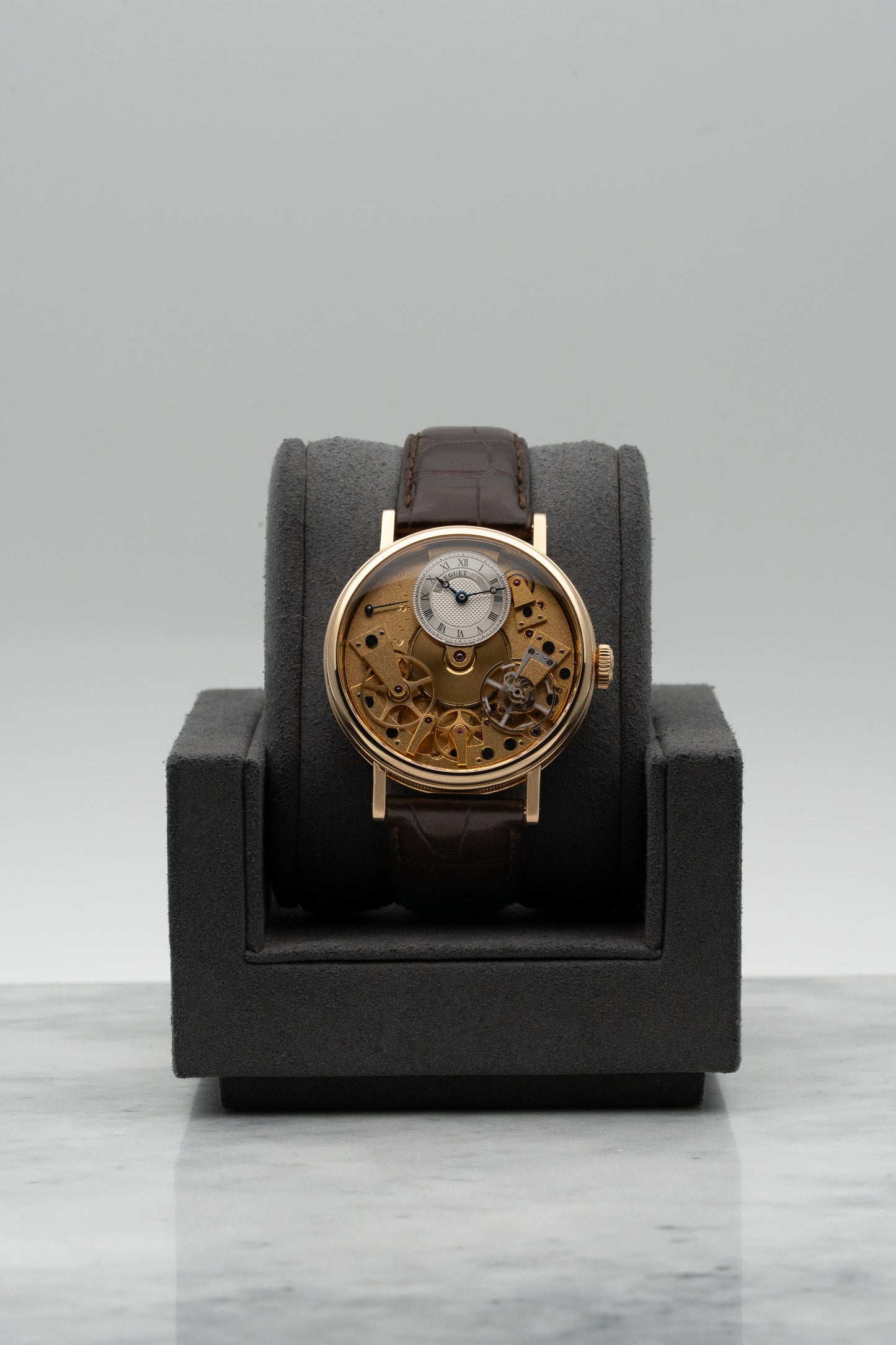 Breguet Tradition Retrograde 7037BA Yellow Gold, Openworked Dial