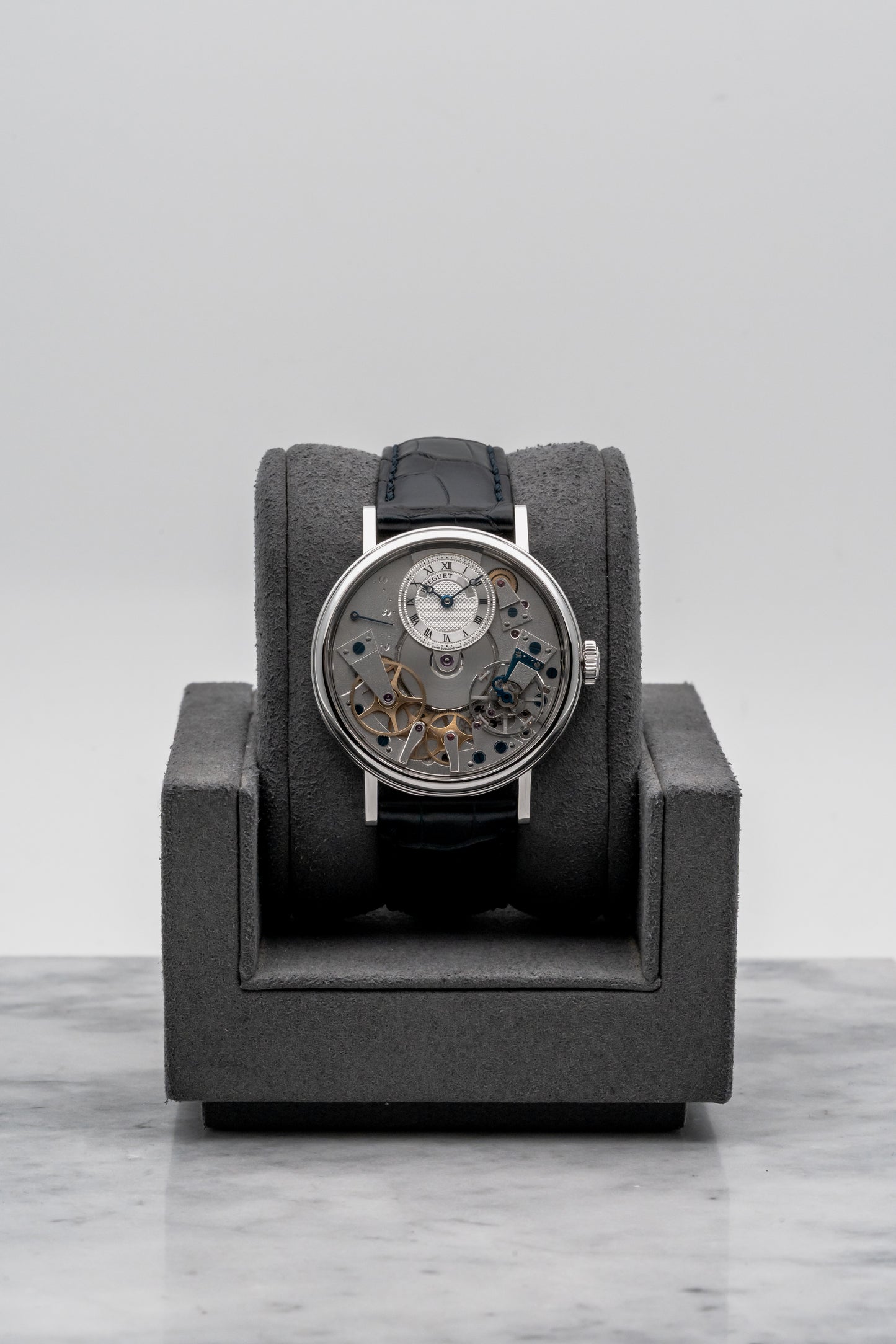 Breguet Tradition Retrograde 7037BB/11/9V6, Silver Dial