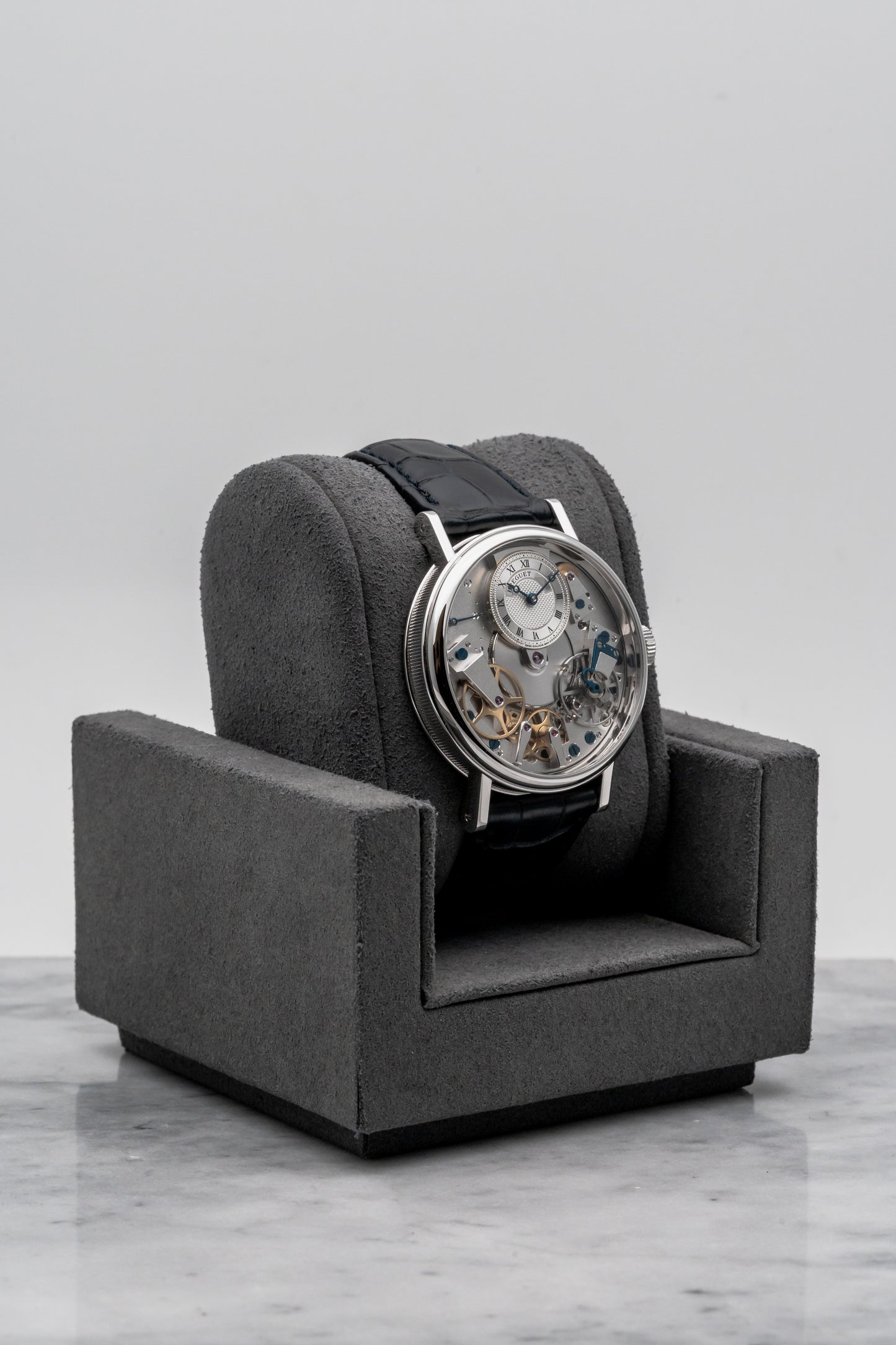 Breguet Tradition Retrograde 7037BB/11/9V6, Silver Dial