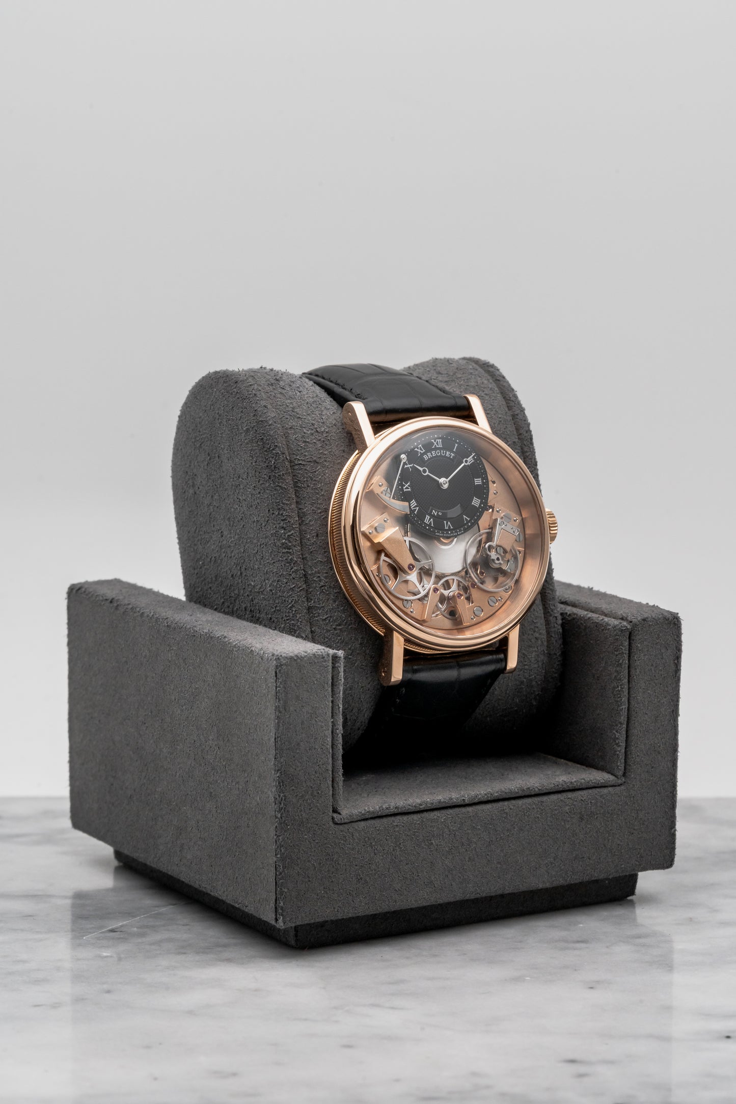 Breguet Tradition 7057BR/G9/9W6 Black Skeleton Dial