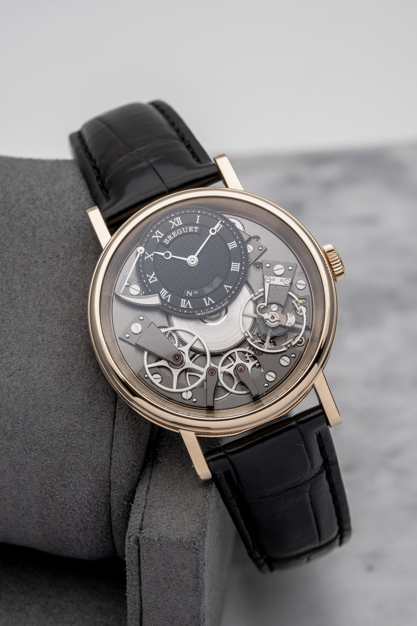 Breguet Tradition 7057BR Black Dial, Black Skeleton Dial