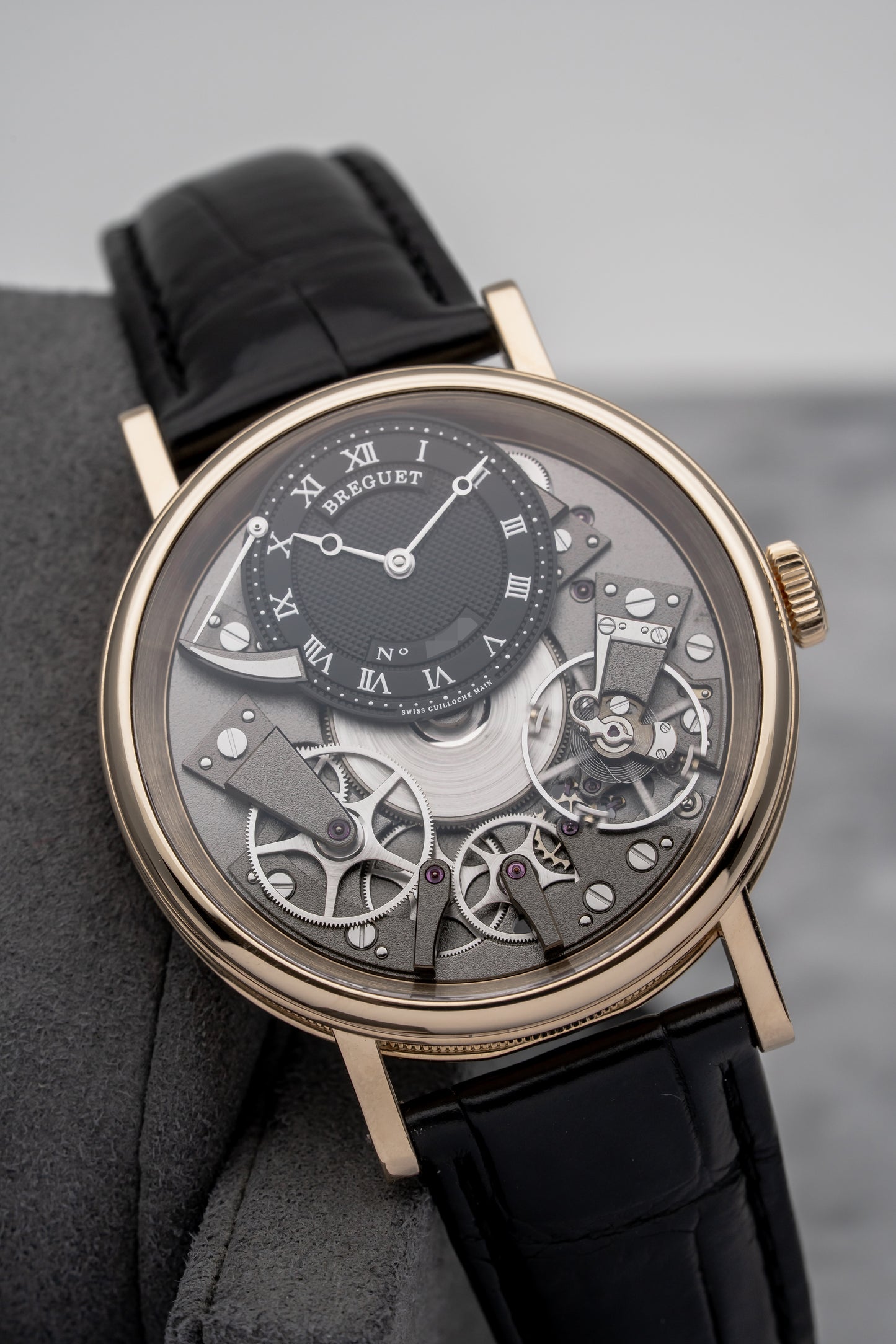 Breguet Tradition 7057BR Black Dial, Black Skeleton Dial