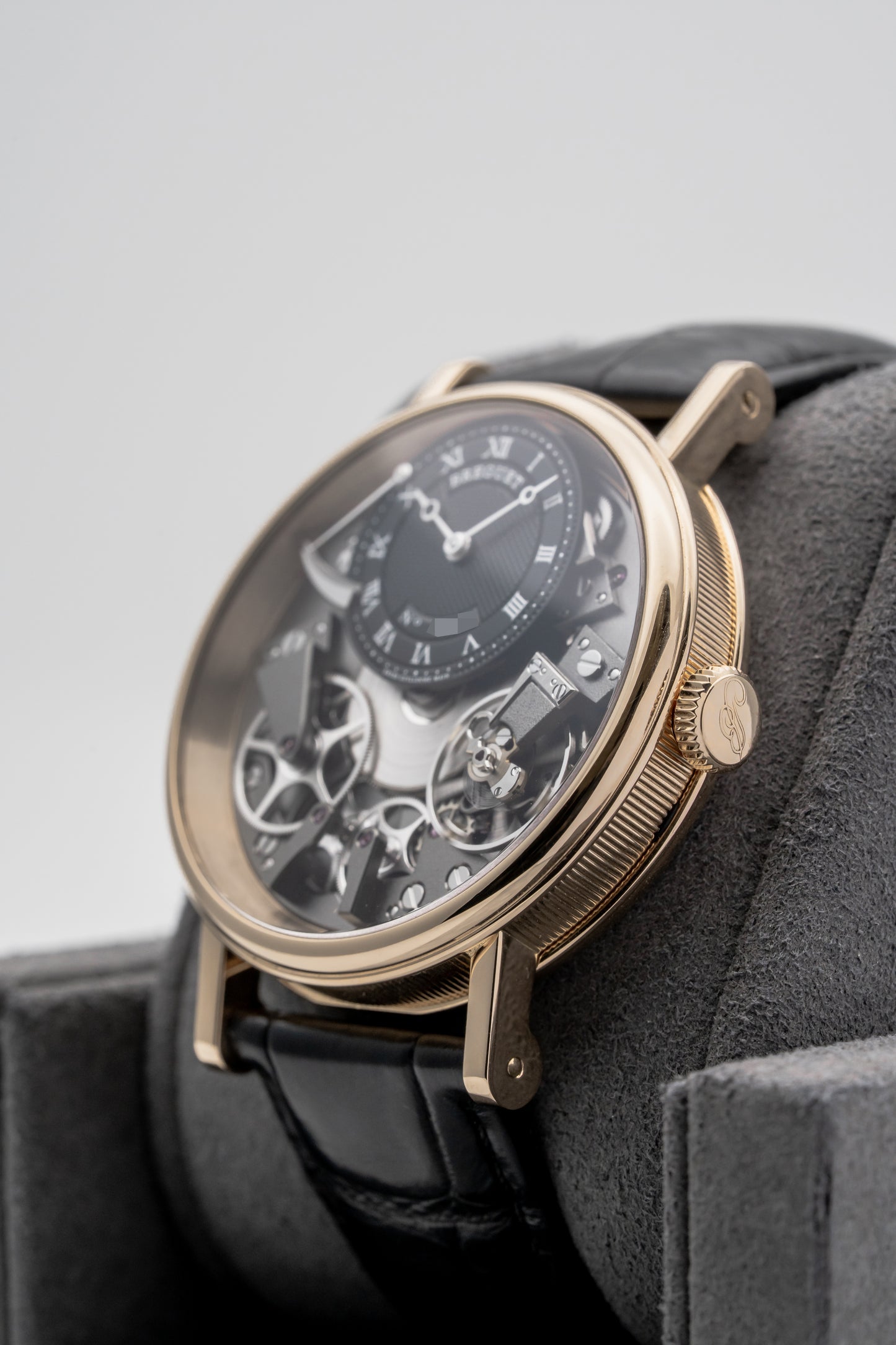Breguet Tradition 7057BR Black Dial, Black Skeleton Dial