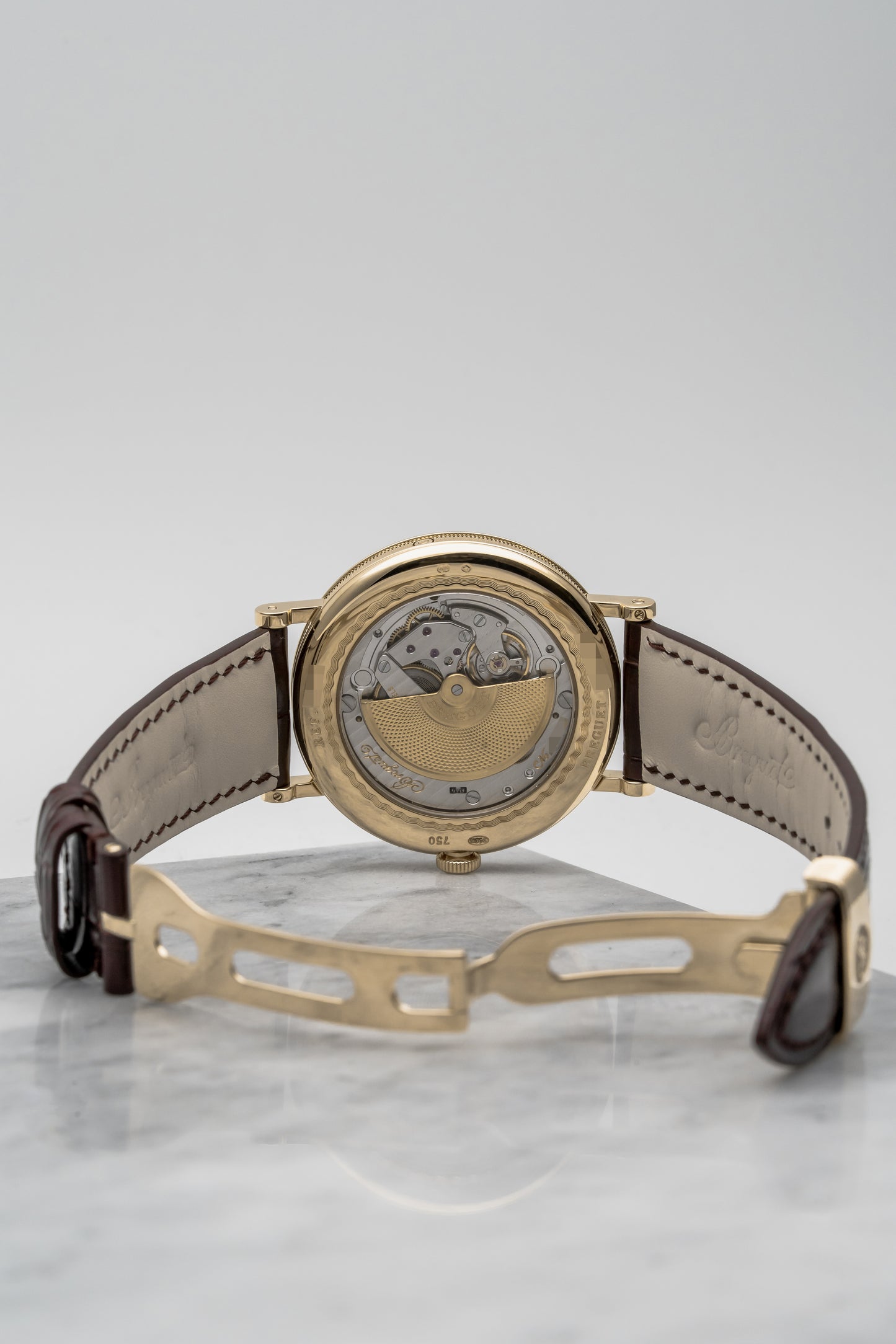 Breguet Classique Calendrier 7337BA/12/9V6 Yellow Gold, Silver Guilloché Dial