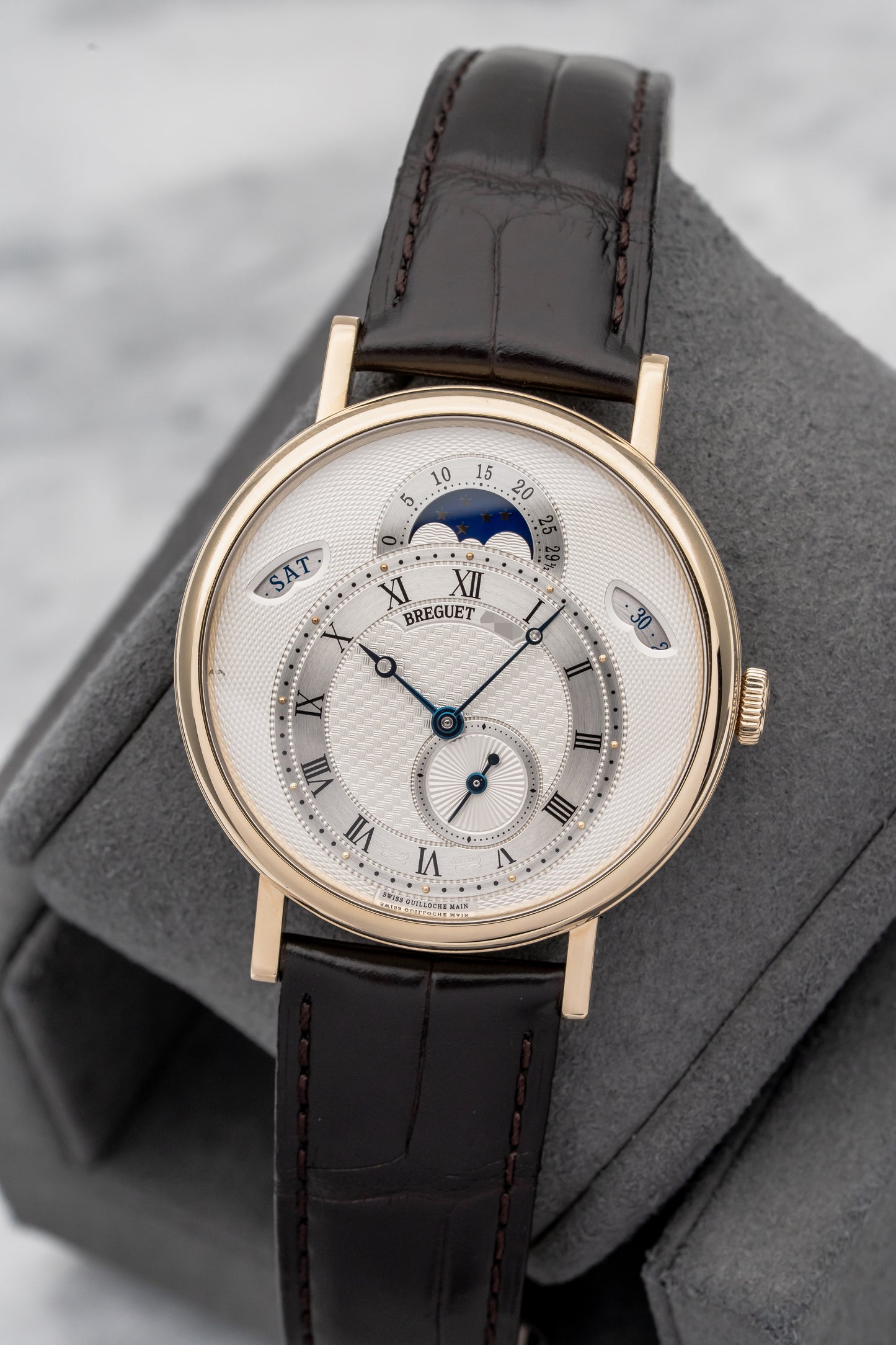 Breguet Classique Calendar 7337BA/1E/9V6, Silver Dial