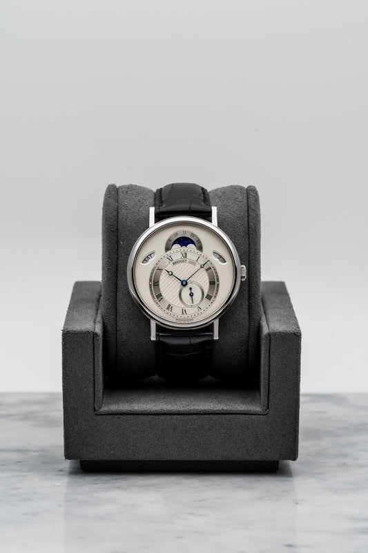 Breguet Classique Calendrier 7337BB Silver Guilloché Dial