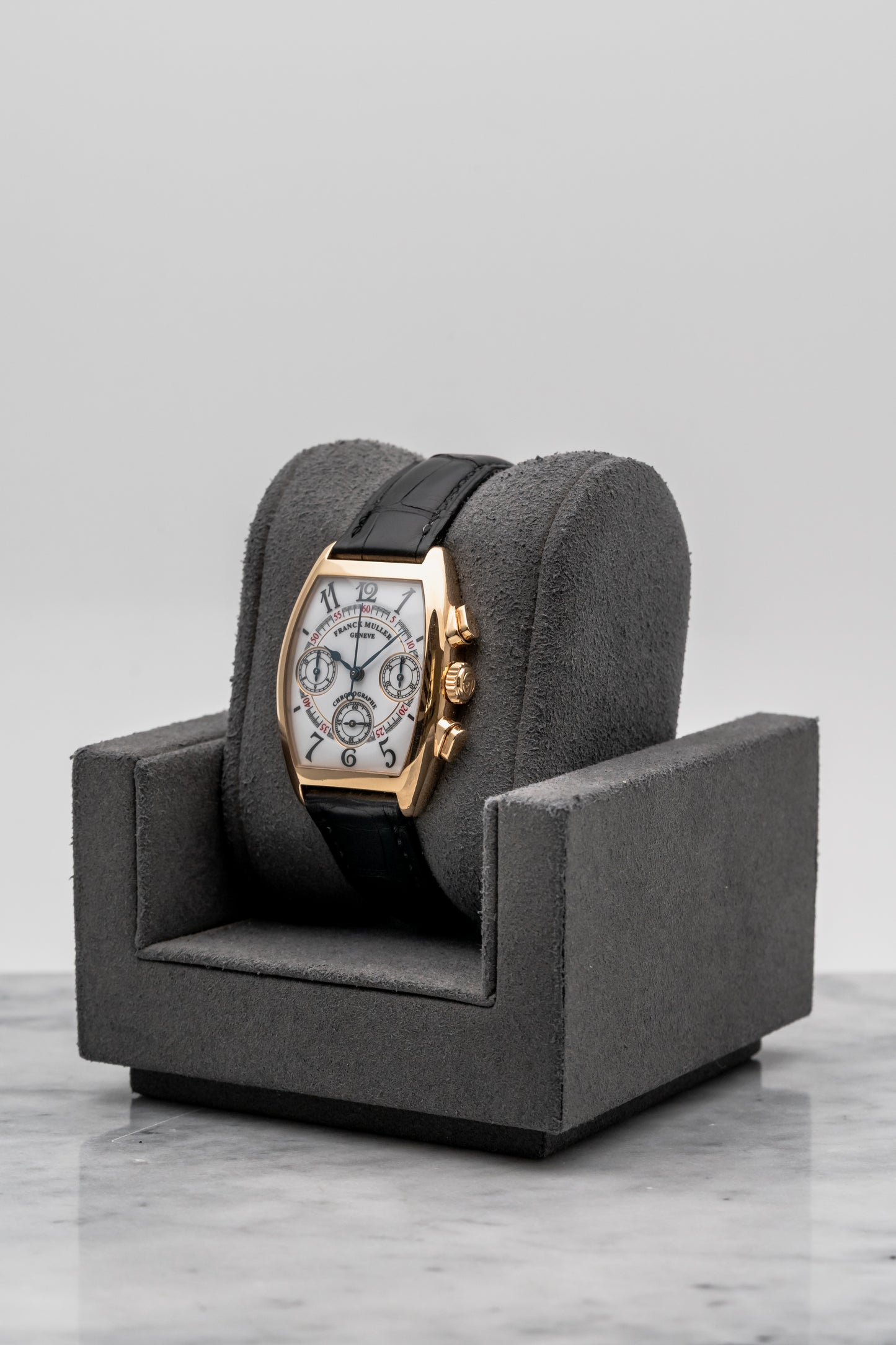 Franck Muller Cintrée Curvex Chronograph 7502 CC White Dial