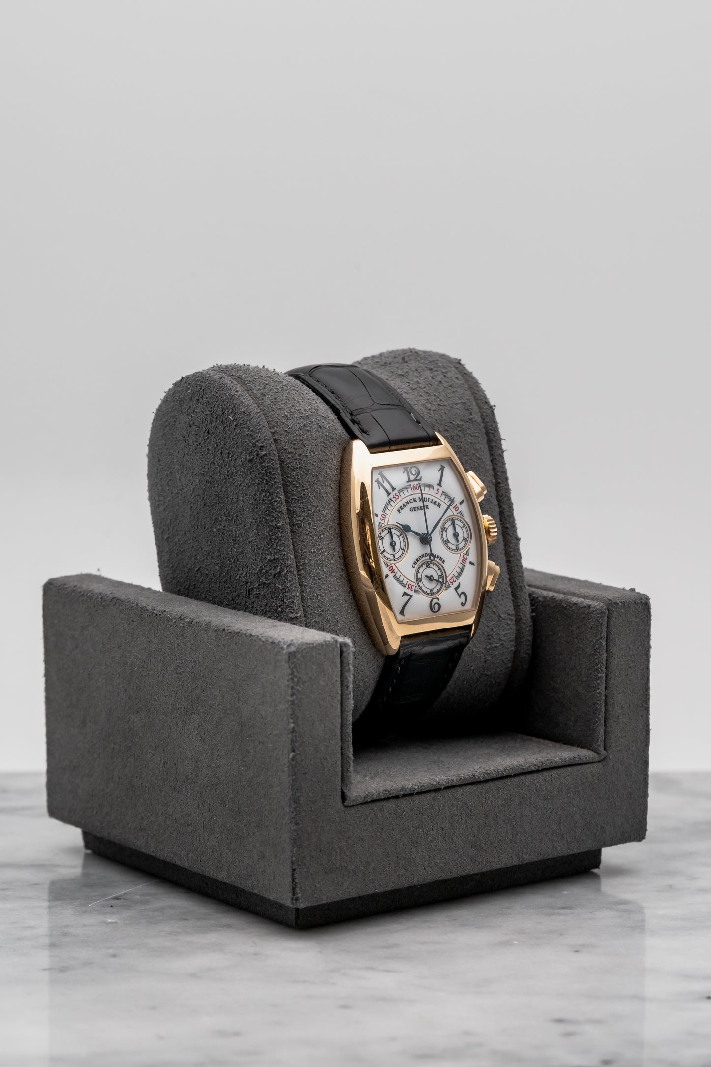 Franck Muller Cintrée Curvex Chronograph 7502 CC White Dial