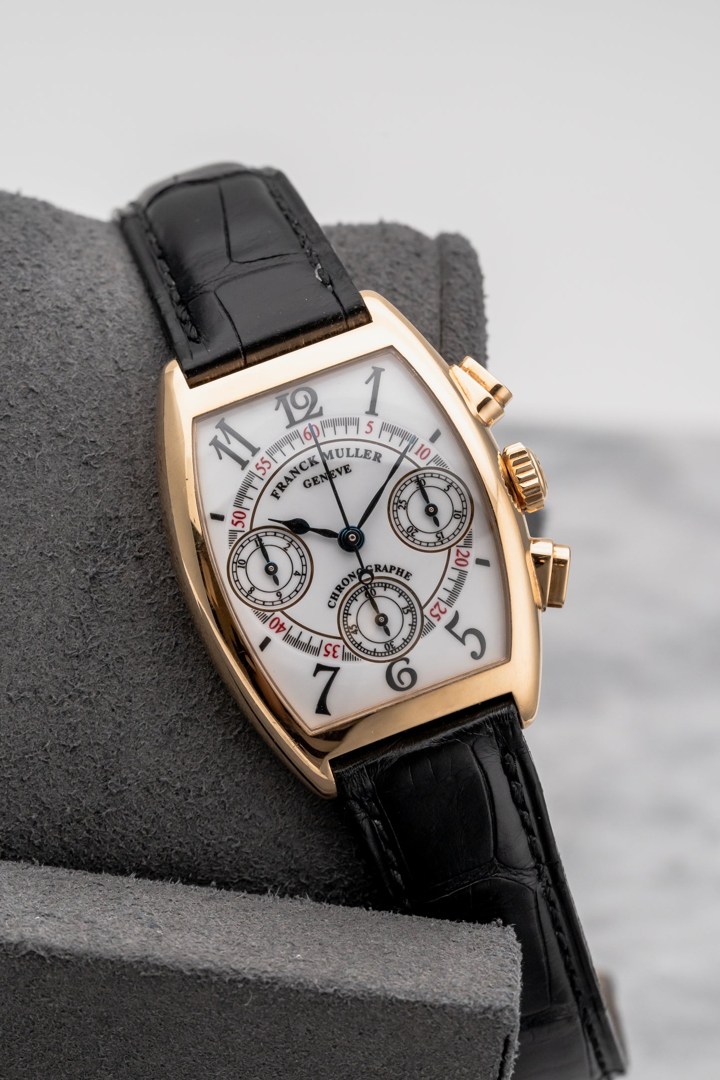 Franck Muller Cintrée Curvex Chronograph 7502 CC White Dial
