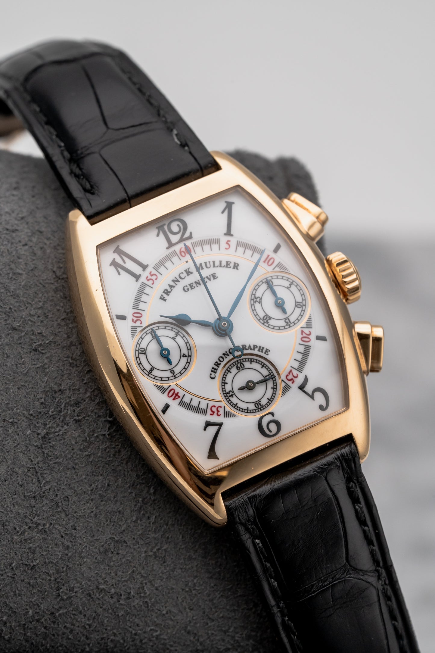 Franck Muller Cintrée Curvex Chronograph 7502 CC White Dial