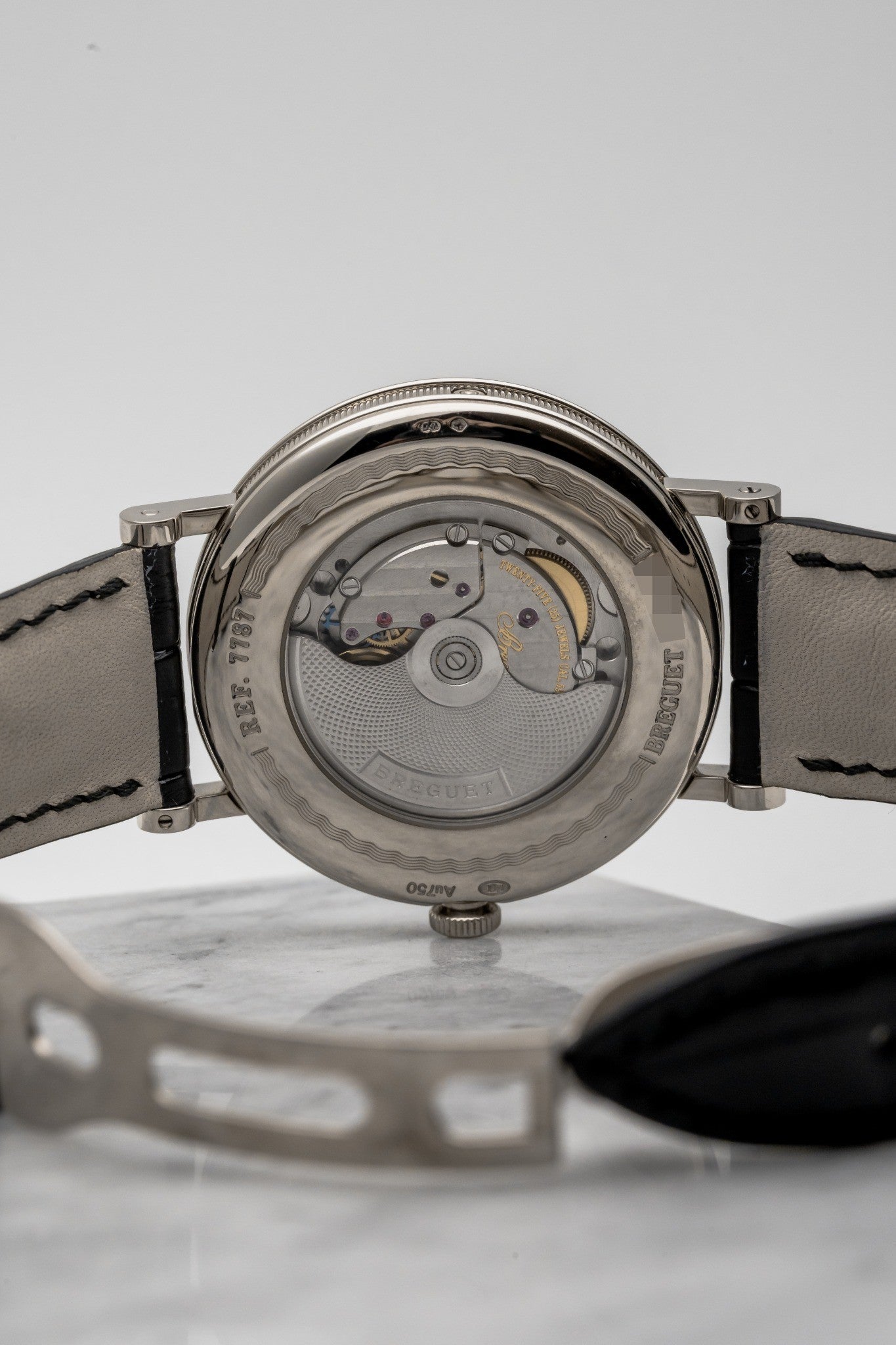 Breguet Classique 7787BB Moonphase, White Gold Guilloché Dial