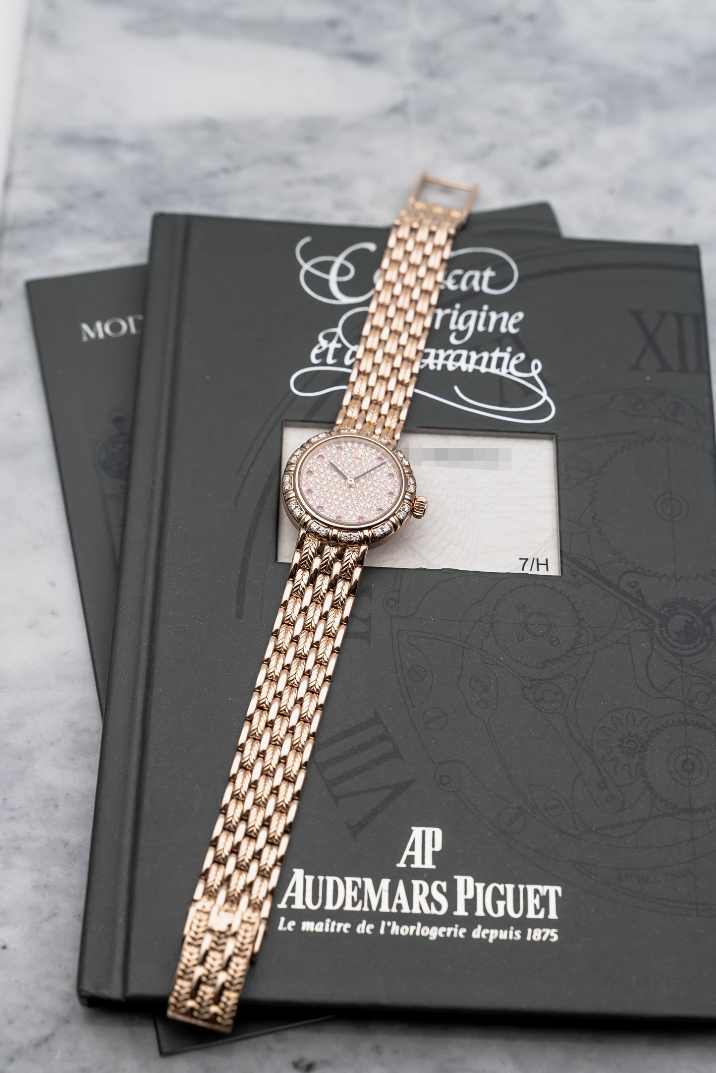 Audemars Piguet Classical Gem-Set 79347OR/Z/1146OR/01, Pavé Diamond Dial