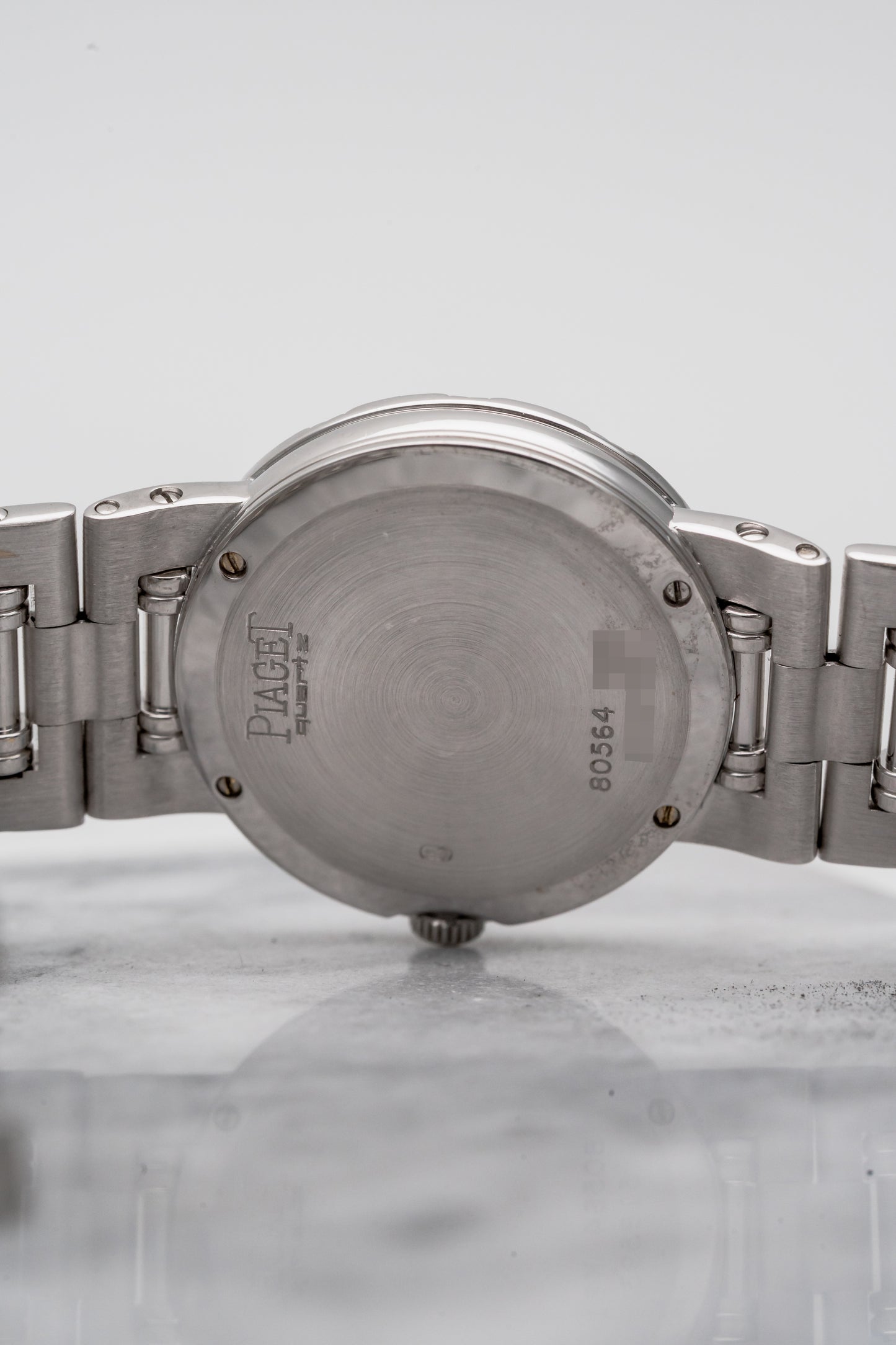 Piaget Dancer 80564 White Gold Opal Onyx Dial with Diamonds