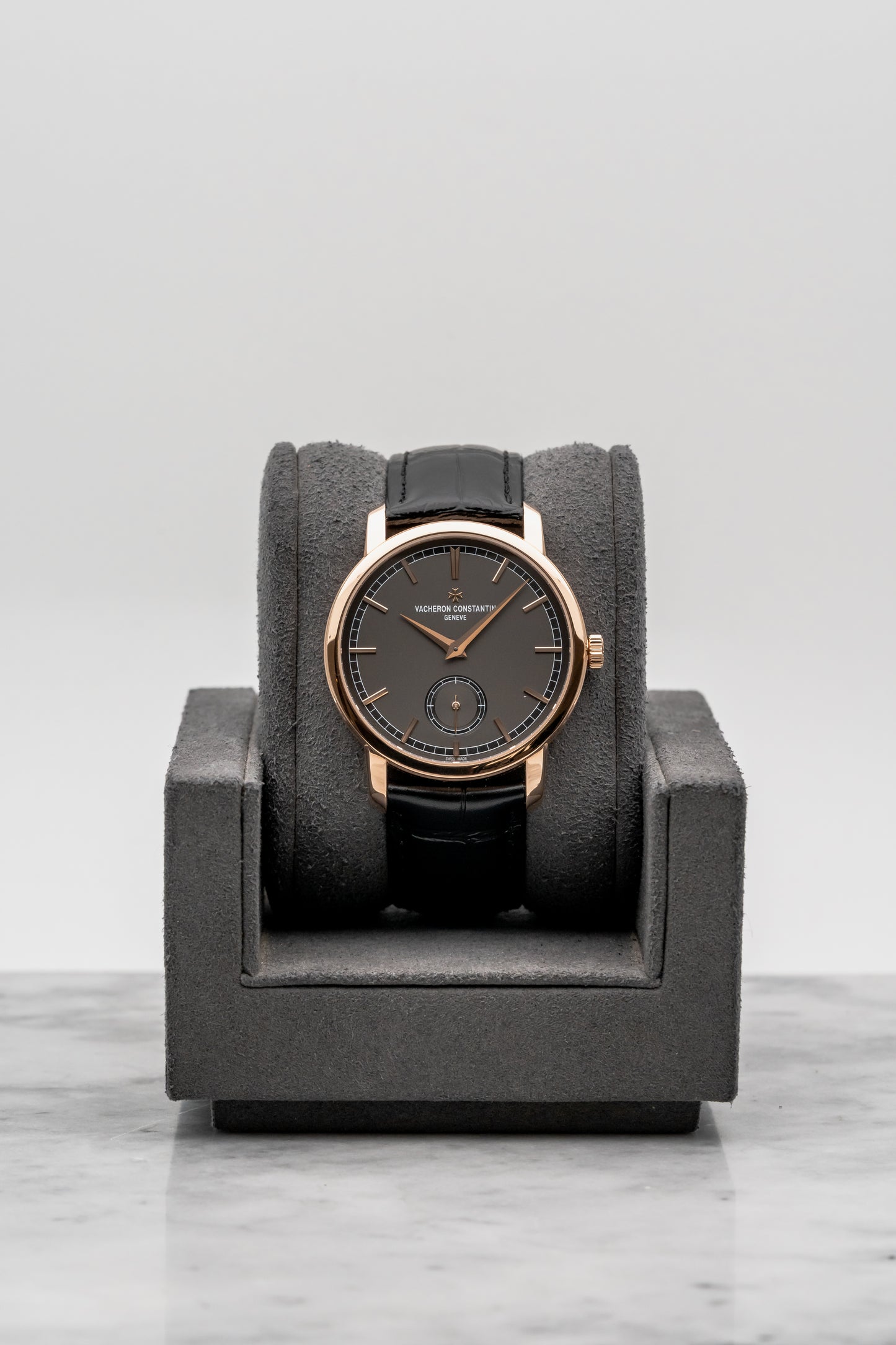 Vacheron Constantin Traditionnelle 82172/000R-B402 Grey Dial Black Strap