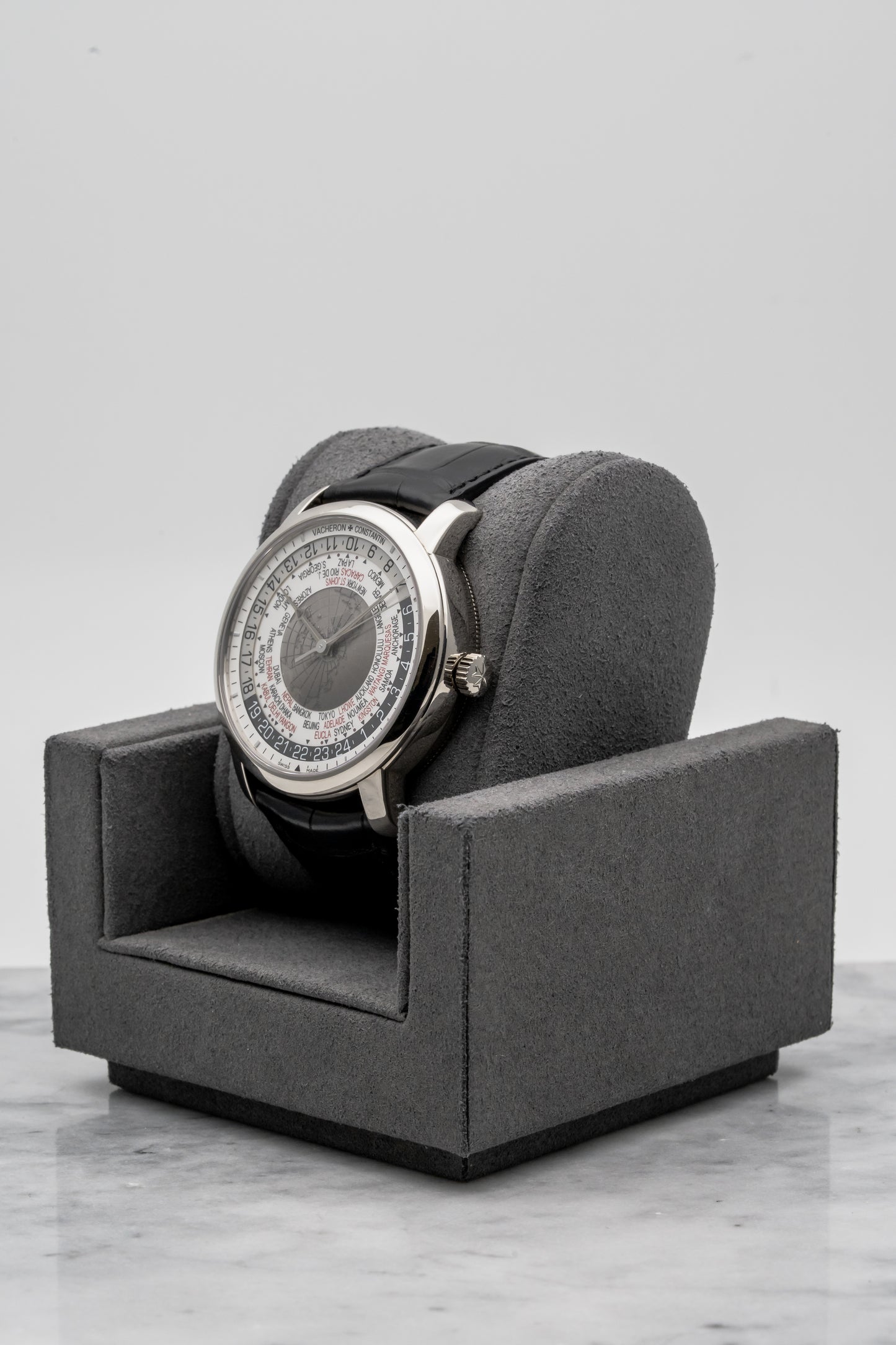 Vacheron Constantin Traditionnelle World Time 86060G White Gold, Silver Dial