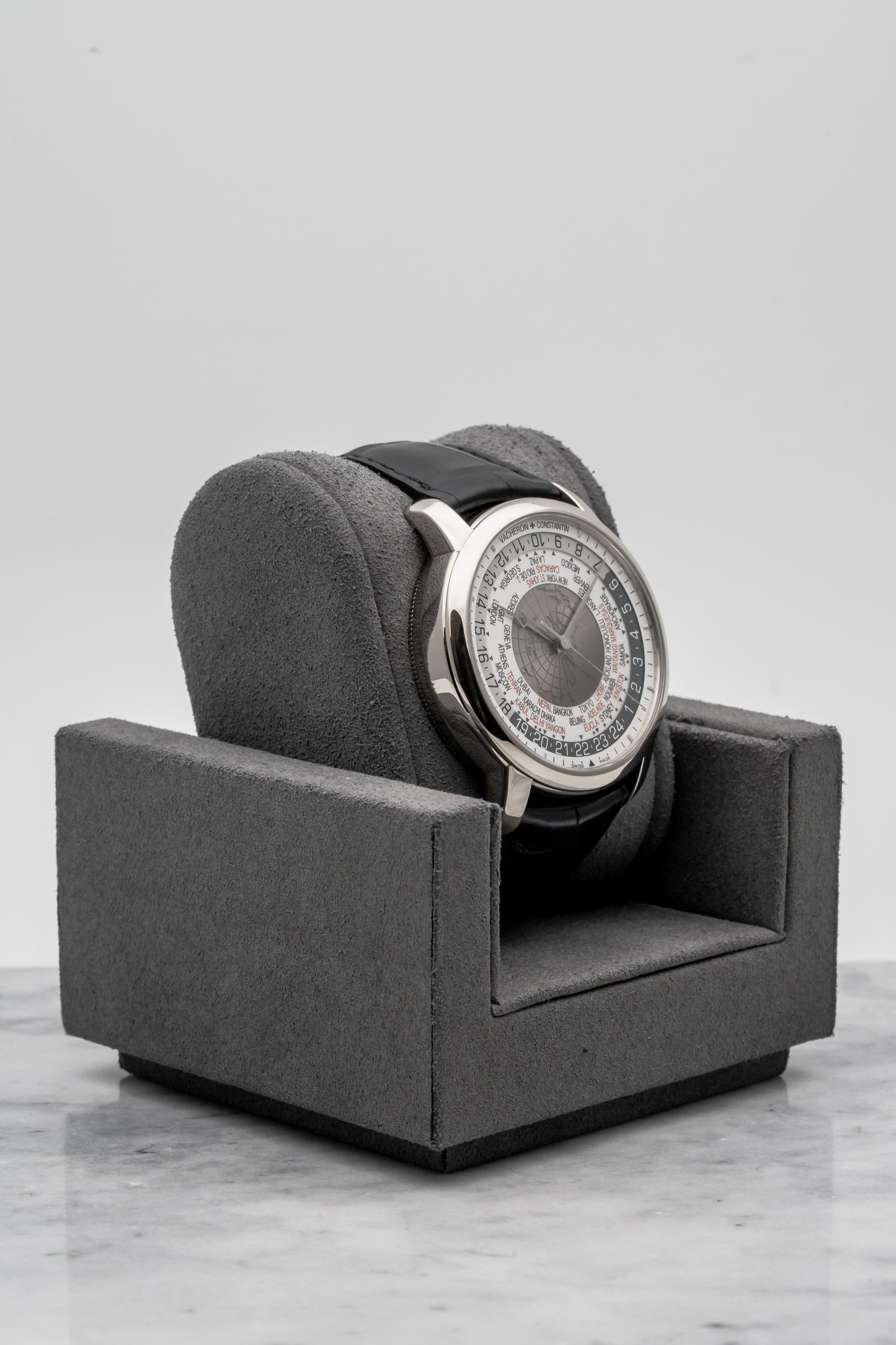 Vacheron Constantin Traditionnelle World Time 86060G White Gold, Silver Dial