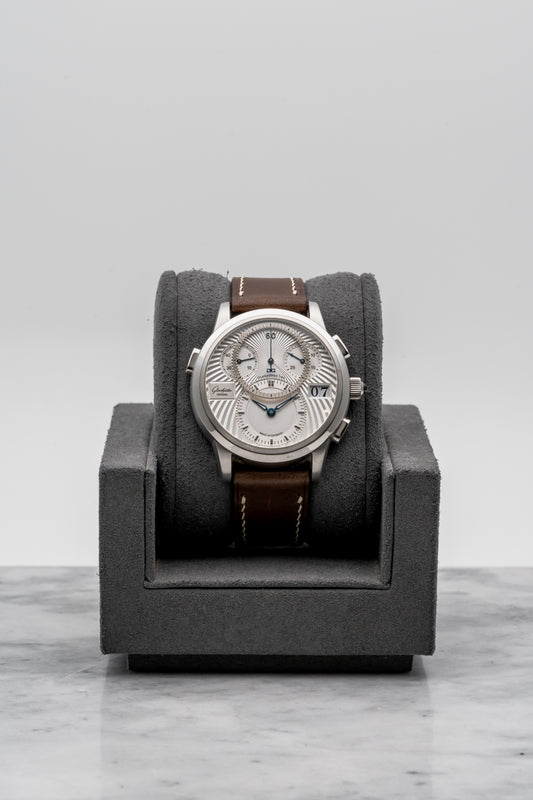 Glashütte Original PanoMaticChrono 95-01-03-03-04 Silver Dial (Limited to 200 Piece)