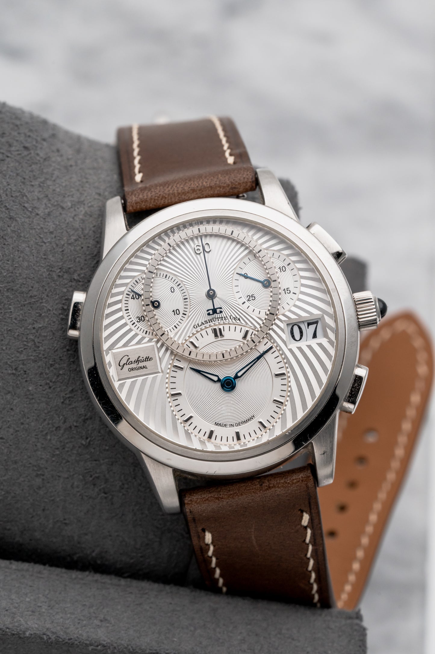Glashütte Original PanoMaticChrono 95-01-03-03-04 Silver Dial (Limited to 200 Piece)