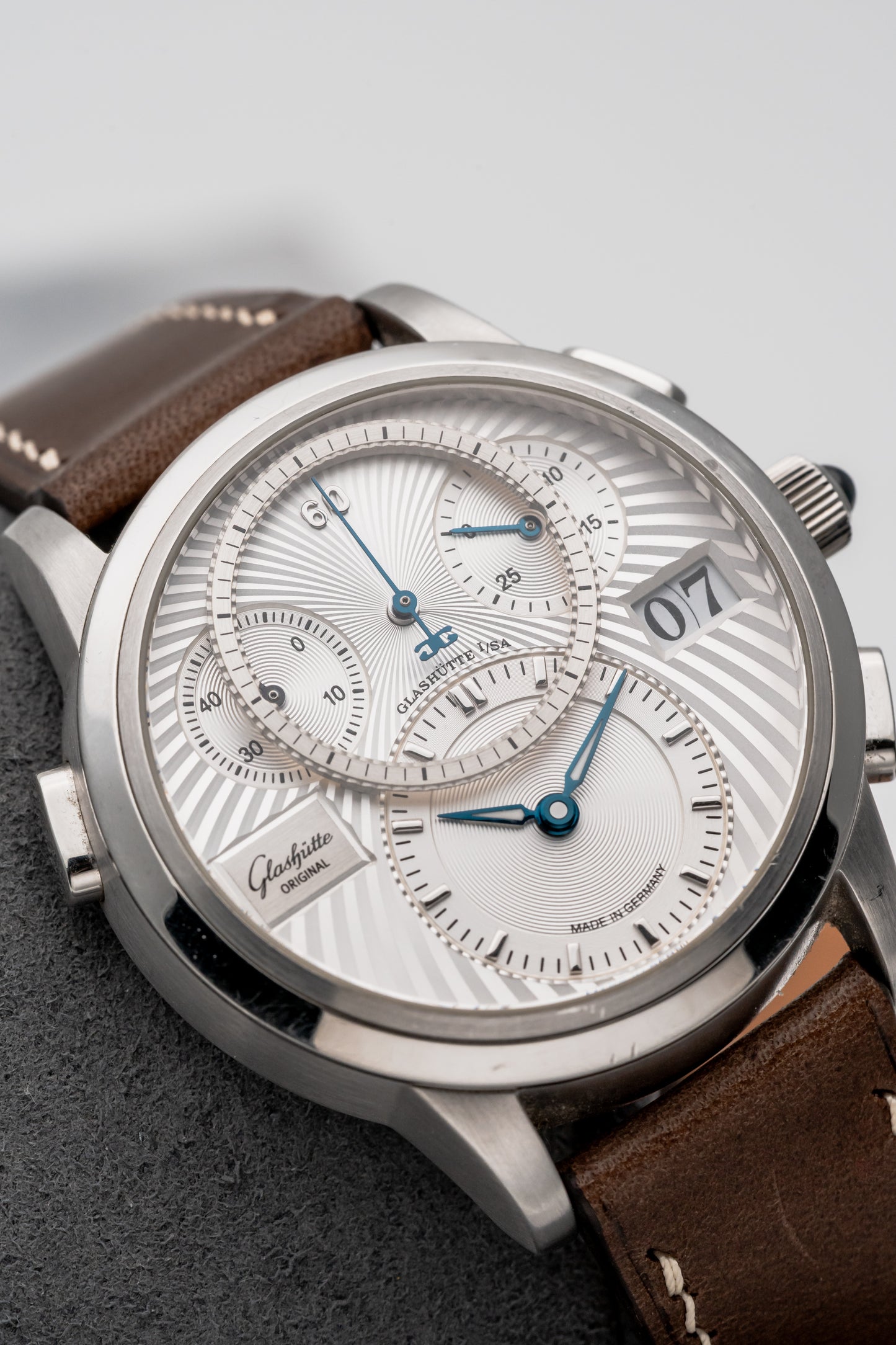 Glashütte Original PanoMaticChrono 95-01-03-03-04 Silver Dial (Limited to 200 Piece)