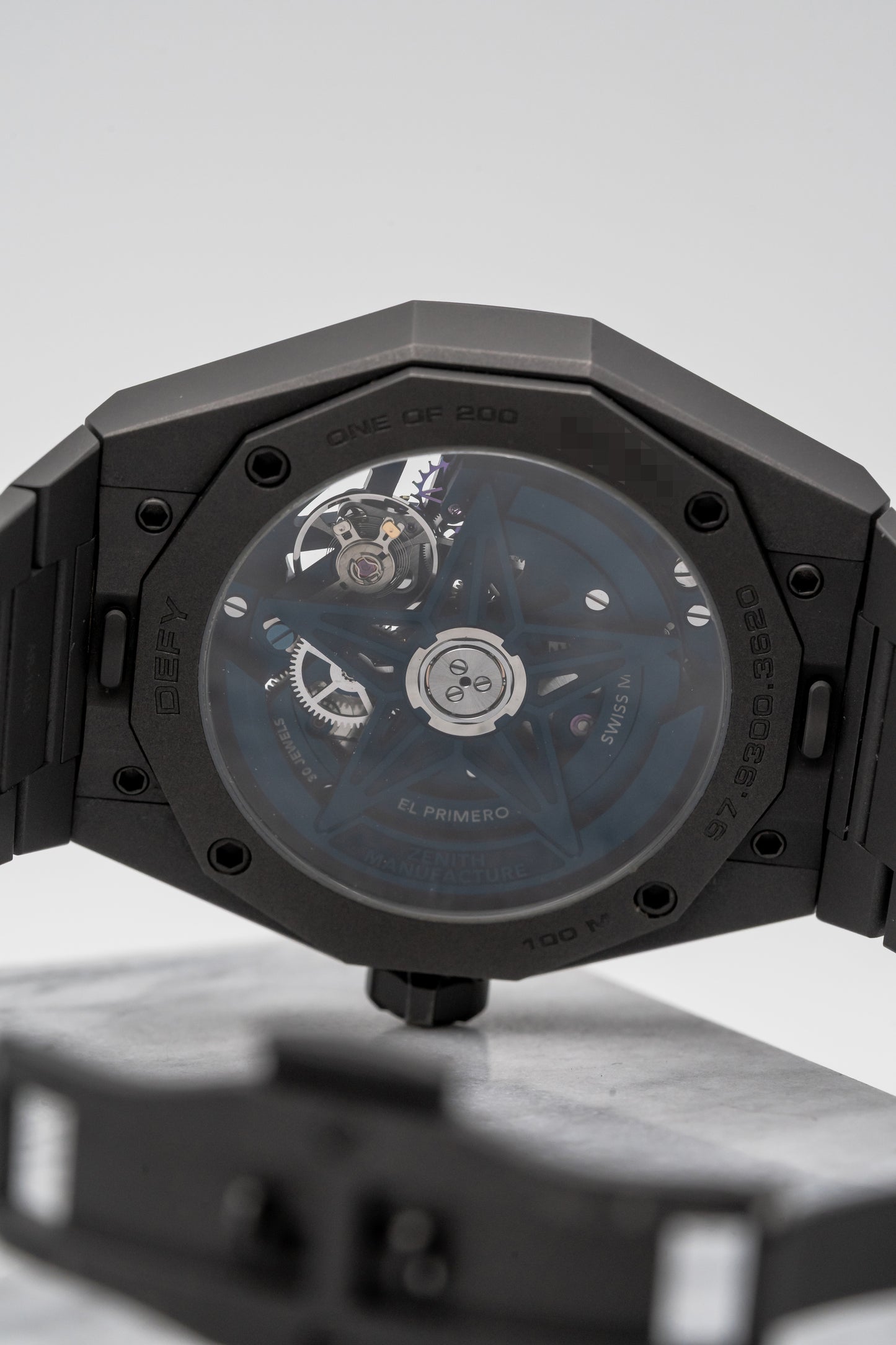 Zenith Defy Skeleton Night Surfer 97.9300.3620 Blue Dial