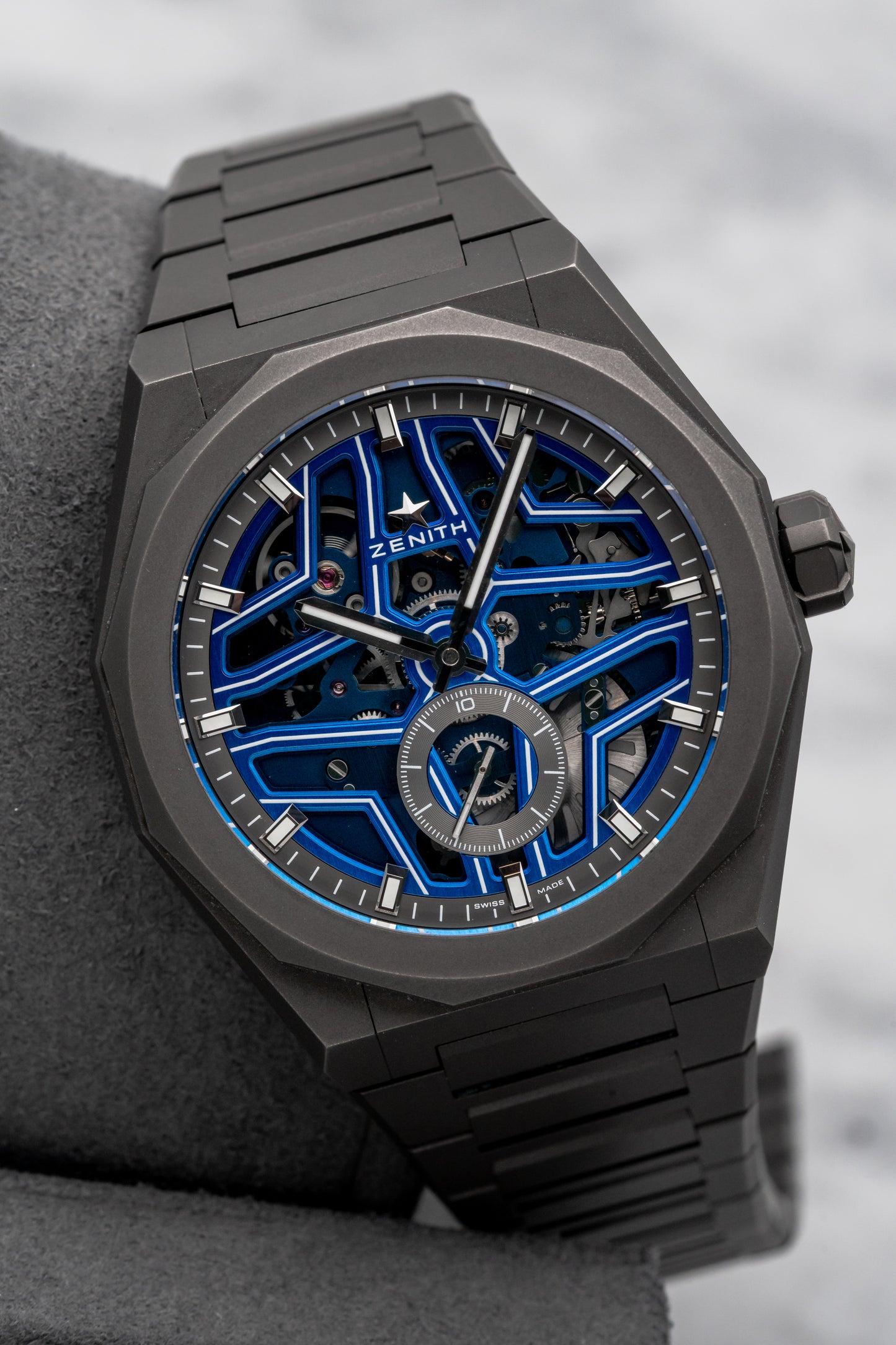 Zenith Defy Skeleton Night Surfer 97.9300.3620 Blue Dial