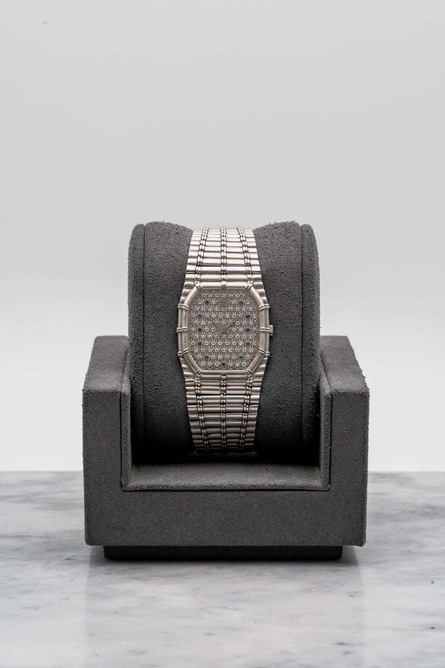 Audemars Piguet Bamboo White Gold Diamond / Sapphire Dial