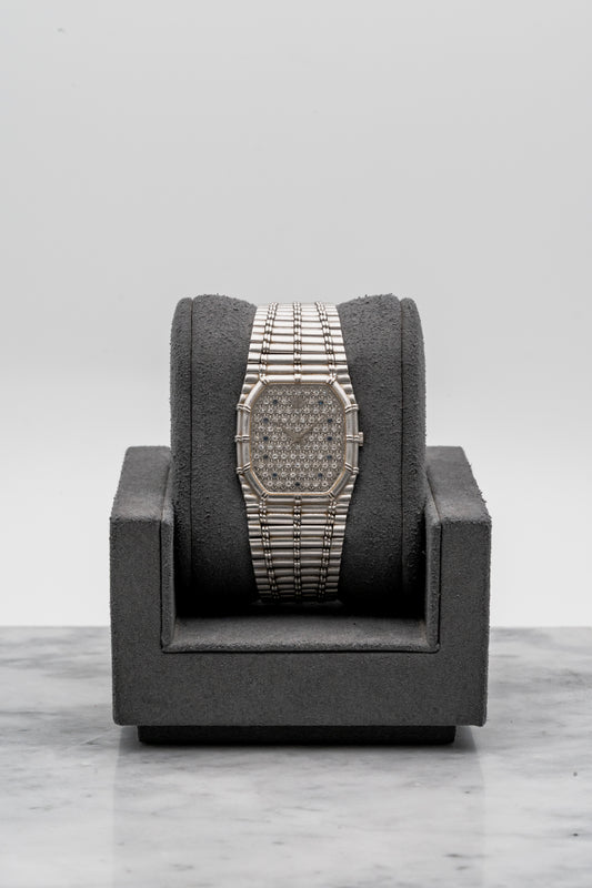 Audemars Piguet Bamboo White Gold Diamond / Sapphire Dial