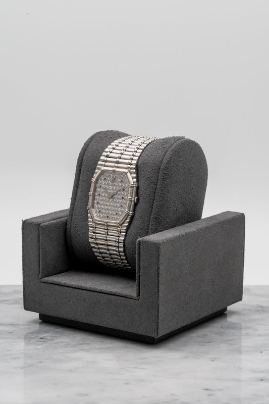 Audemars Piguet Bamboo White Gold Diamond / Sapphire Dial