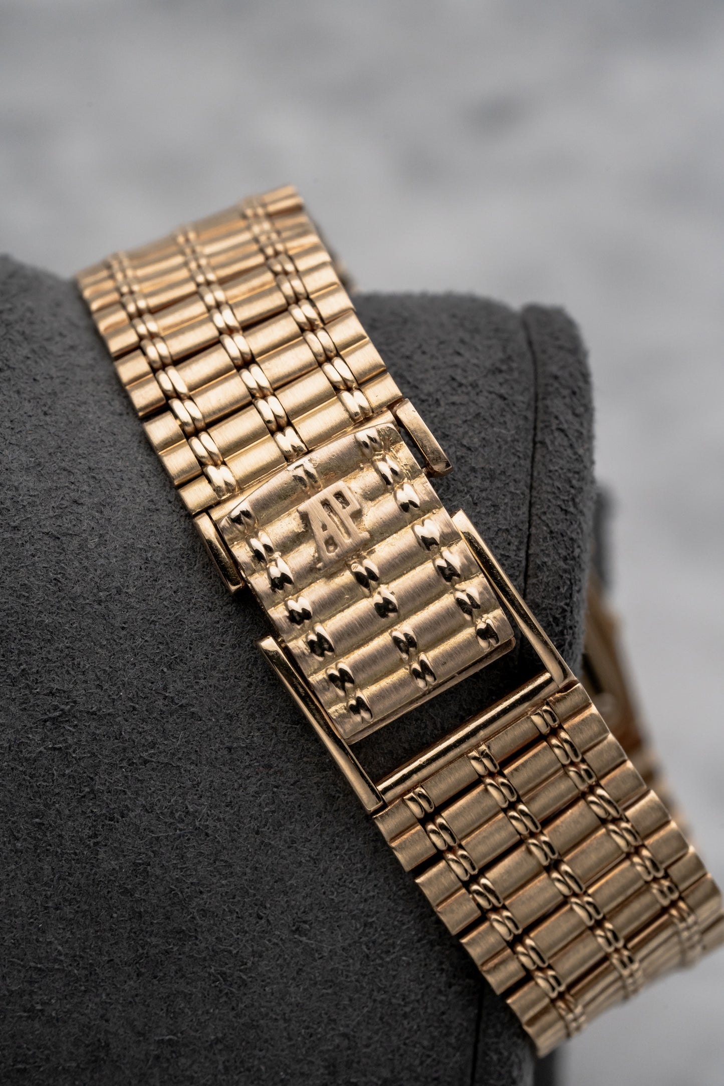 Audemars Piguet Bamboo Yellow Gold Pavé Dial