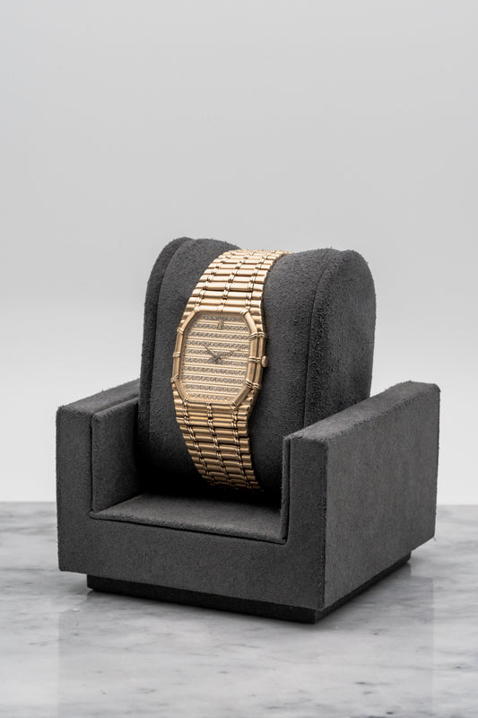 Audemars Piguet Bamboo Yellow Gold Pavé Dial