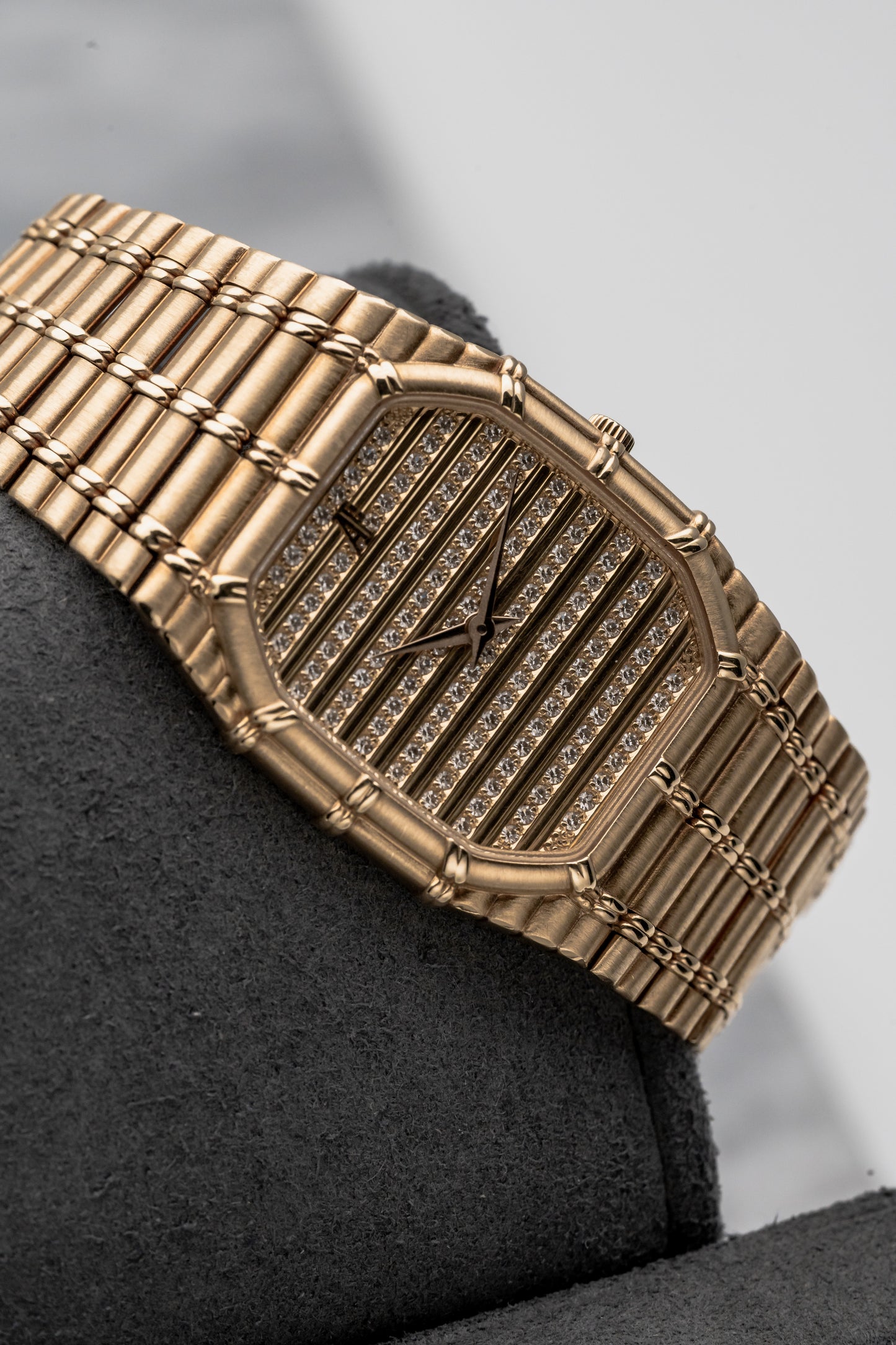 Audemars Piguet Bamboo Yellow Gold Pavé Dial