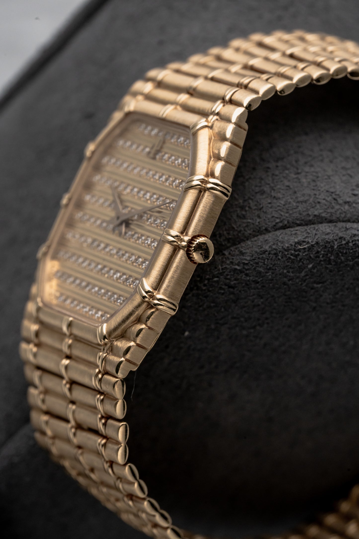 Audemars Piguet Bamboo Yellow Gold Pavé Dial