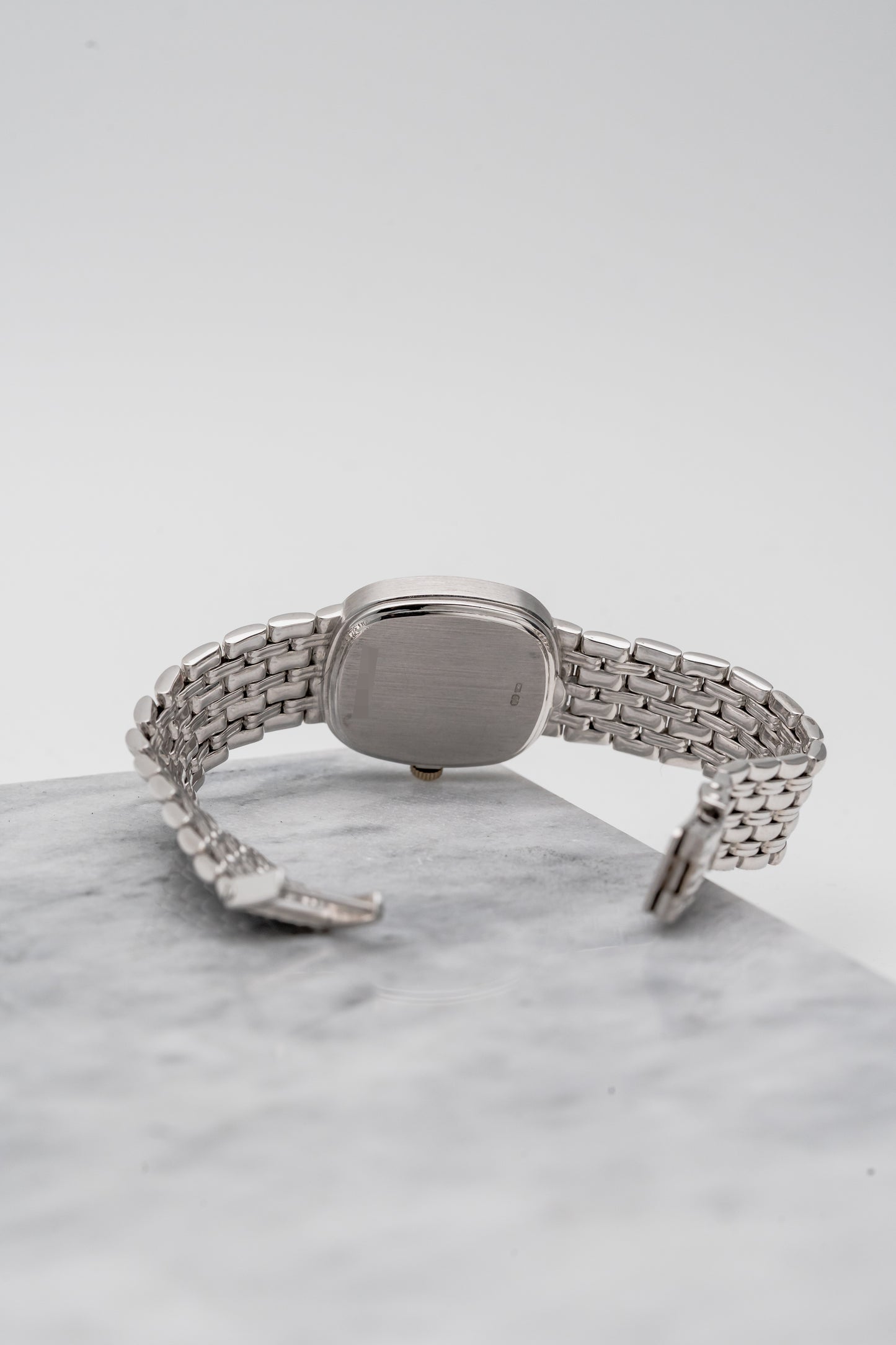 Audemars Piguet Ladies Cobra Black Dial Diamond Bezel White Gold Manual-Winding