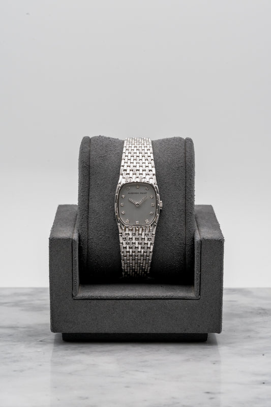 Audemars Piguet Ladies Cobra Diamond Index White Gold Manual-Winding