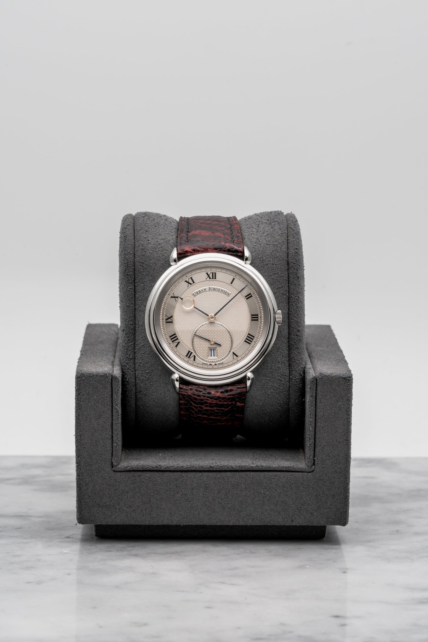 Urban Jürgensen Big 8, Platinum Dial