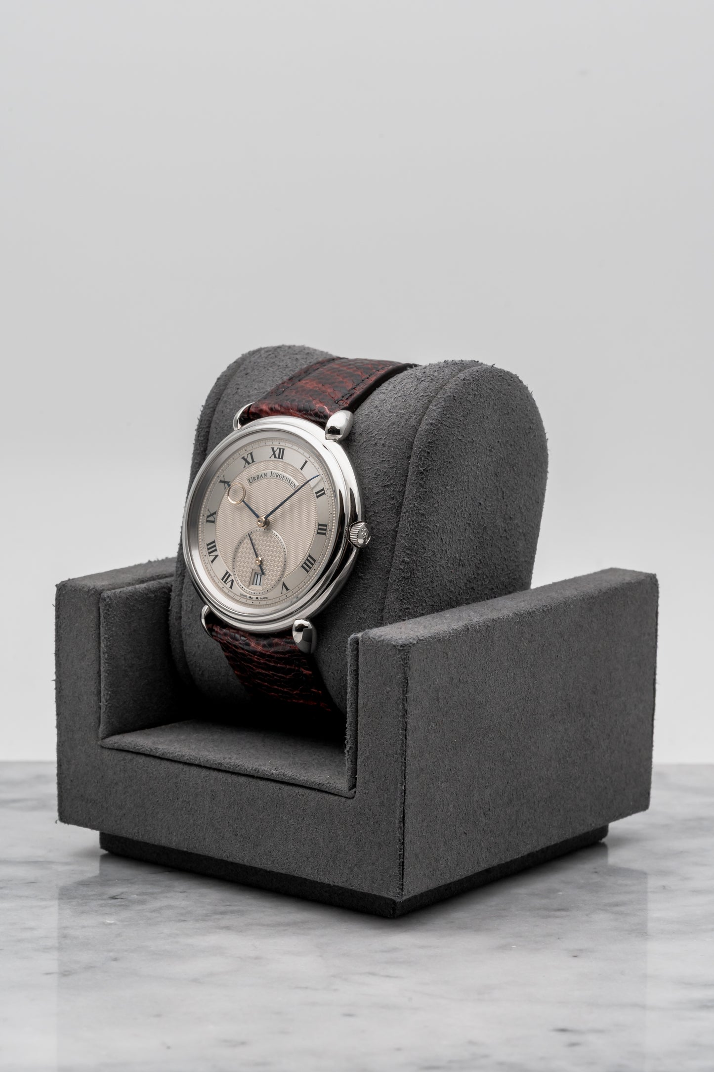 Urban Jürgensen Big 8, Platinum Dial