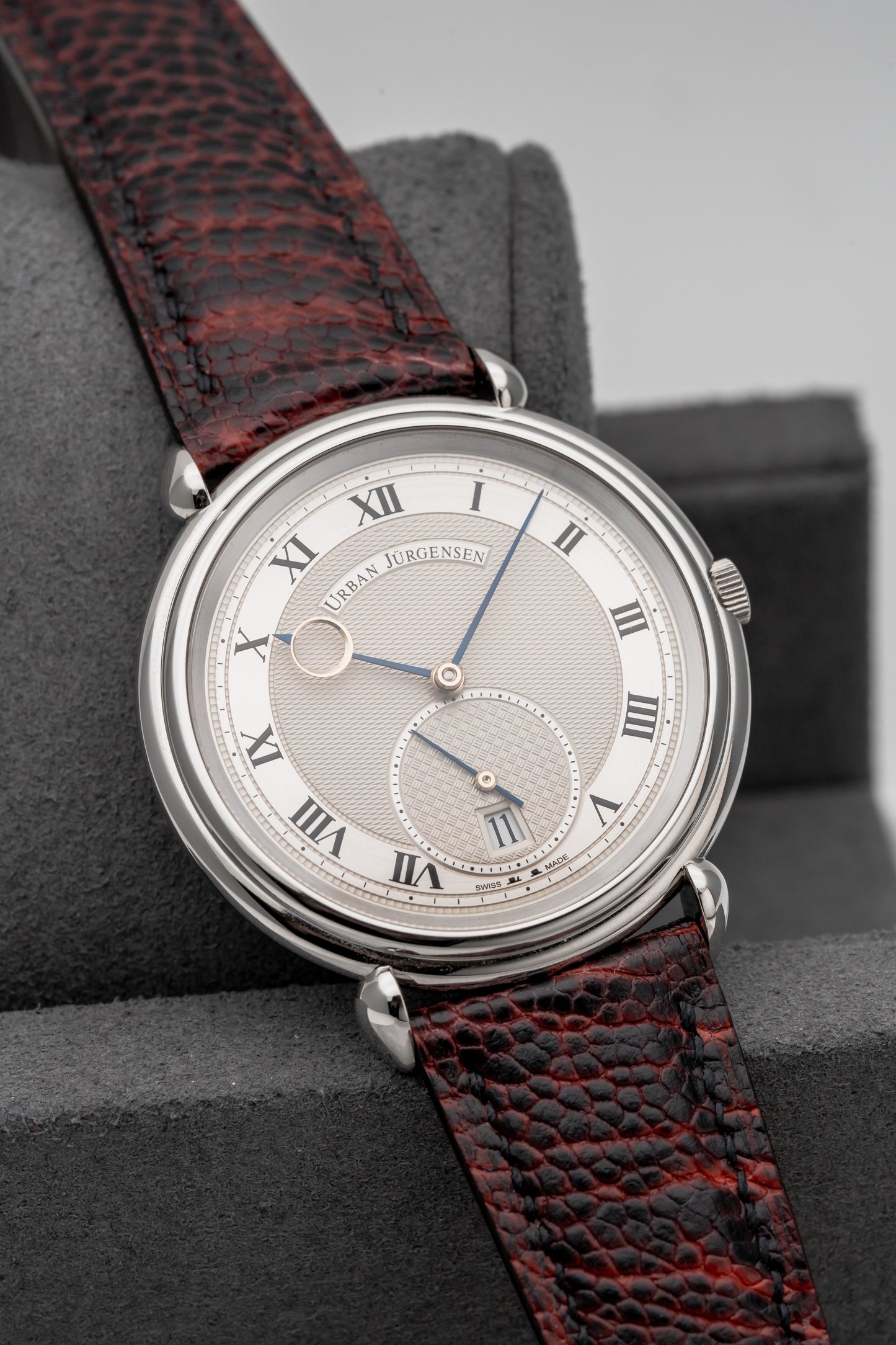 Urban Jürgensen Big 8, Platinum Dial