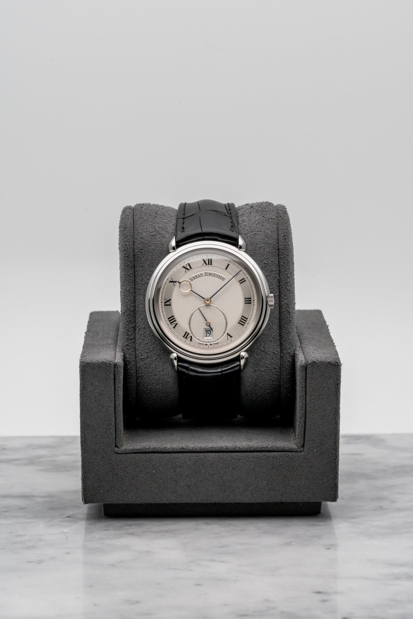 Urban Jürgensen Big 8 Steel R840 Silver Dial