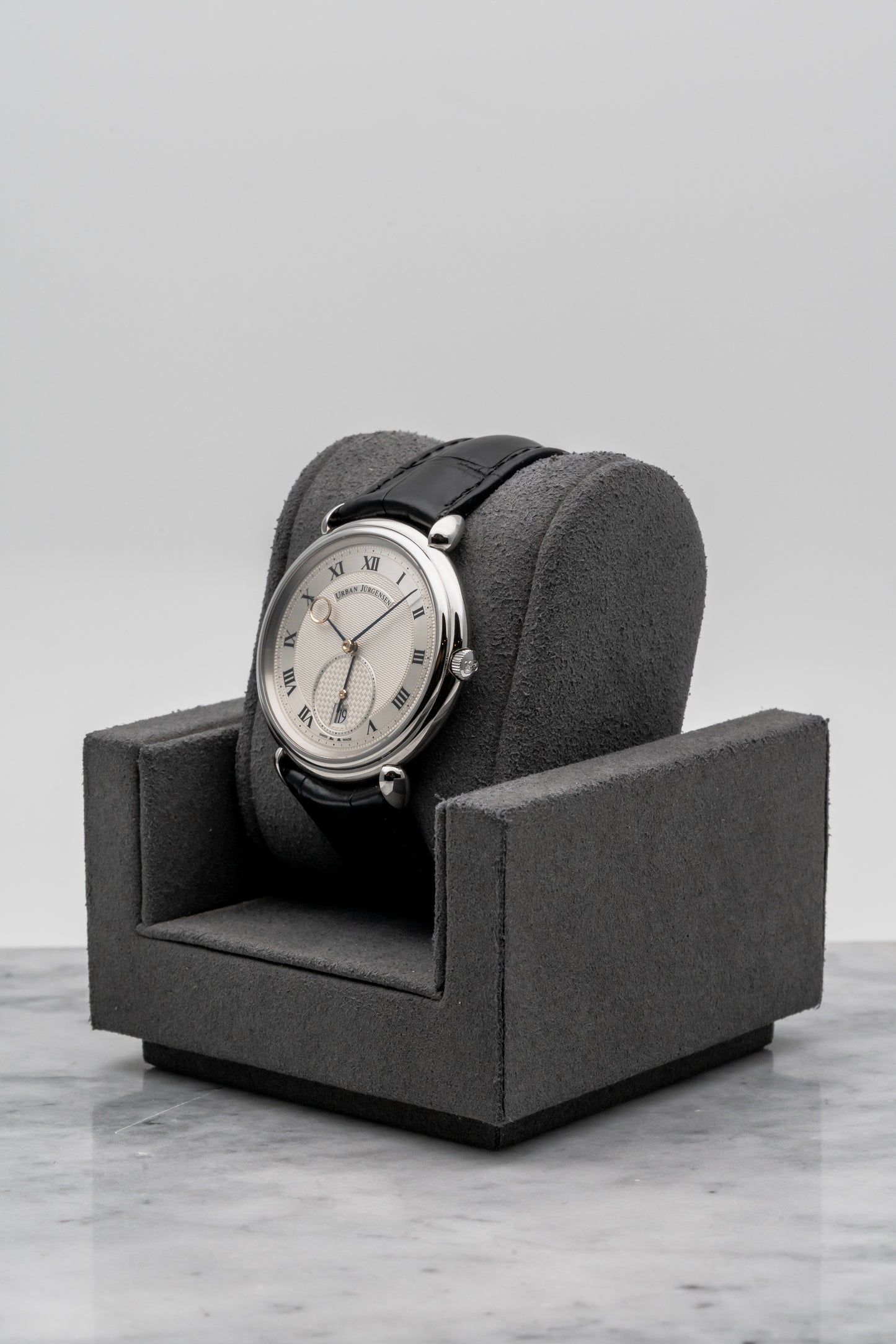 Urban Jürgensen Big 8 Steel R840 Silver Dial