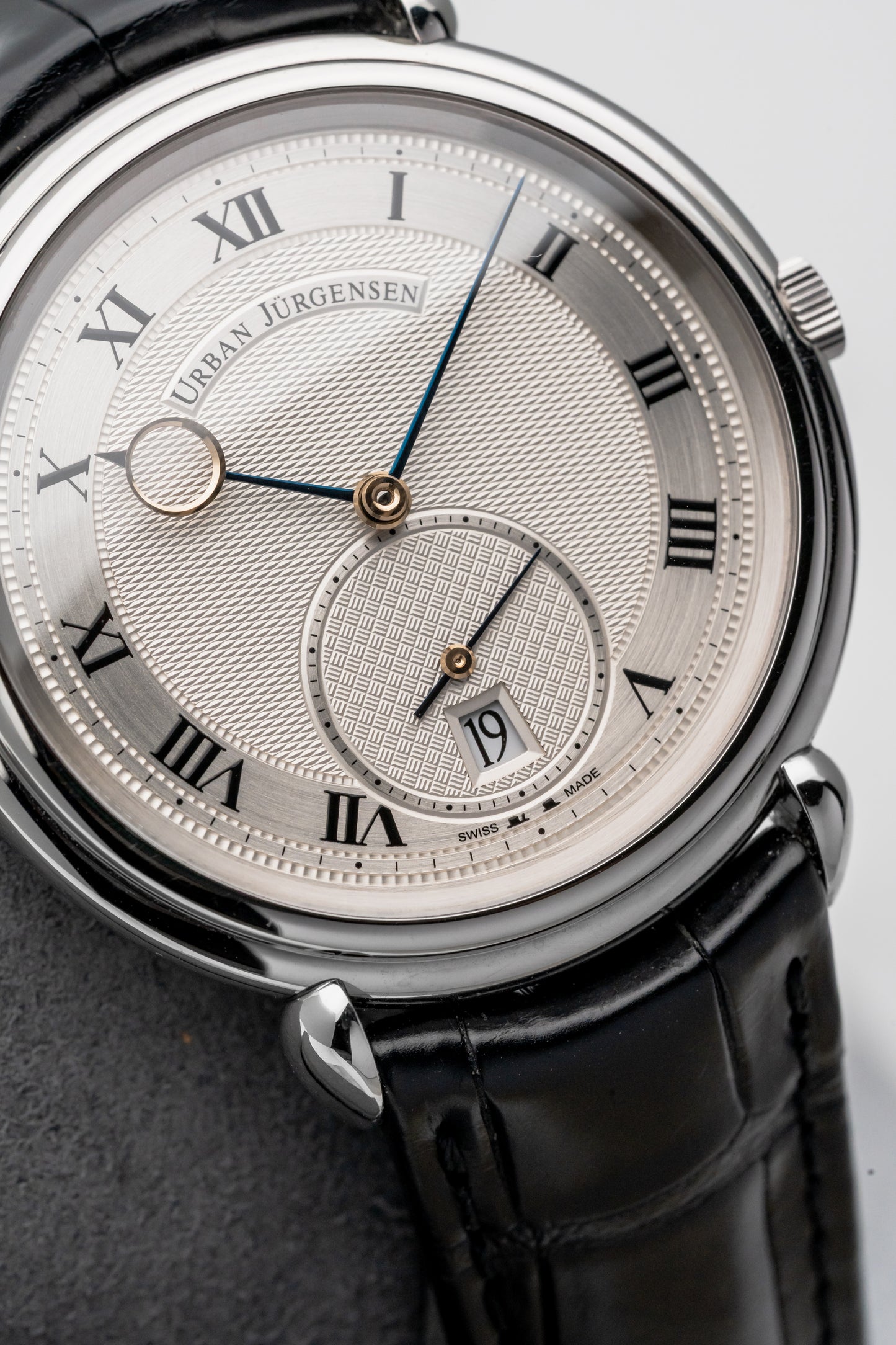 Urban Jürgensen Big 8 Steel R840 Silver Dial