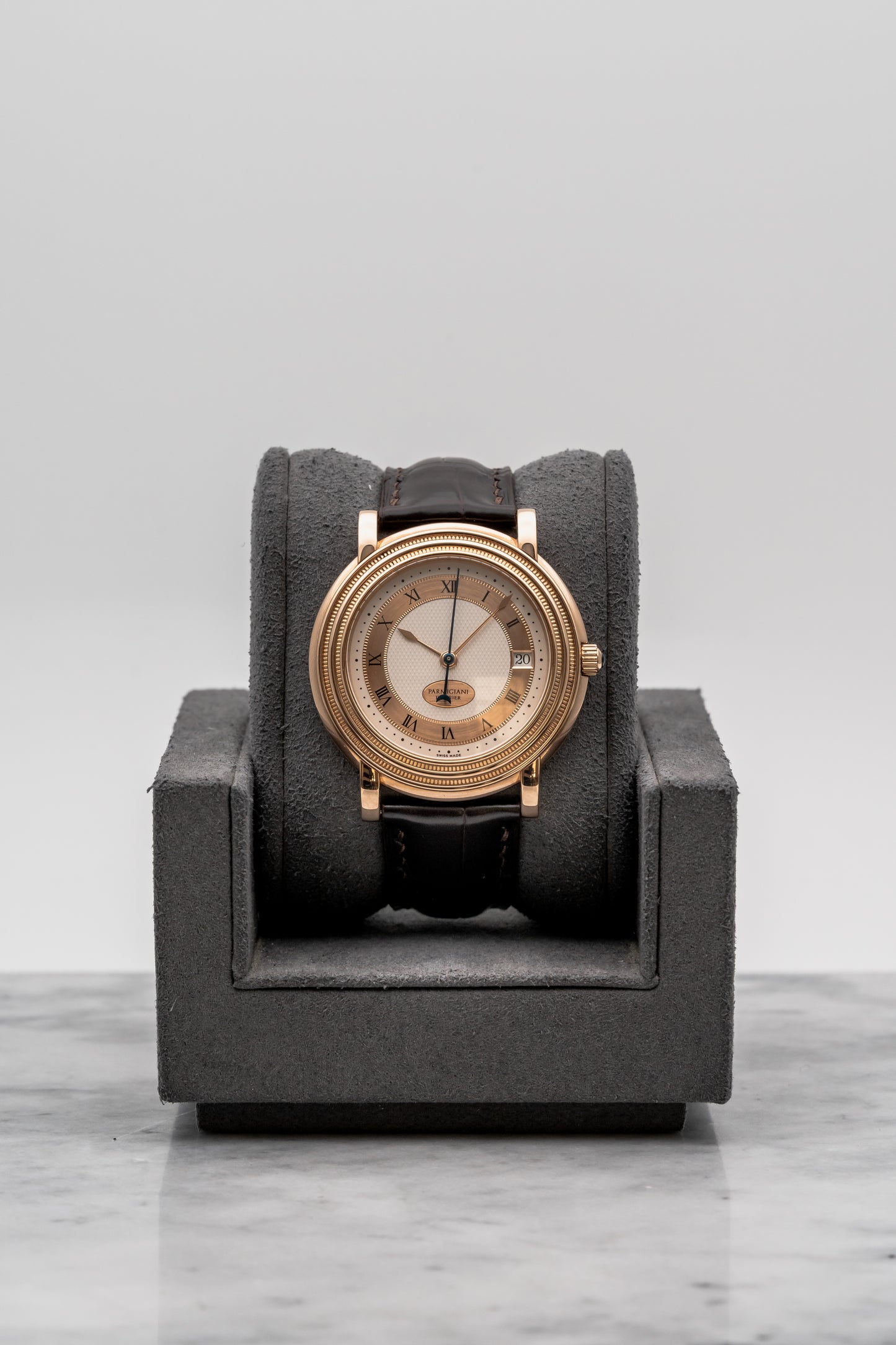 Parmigiani Fleurier Toric Automatic C00742 Silver Guilloché Dial