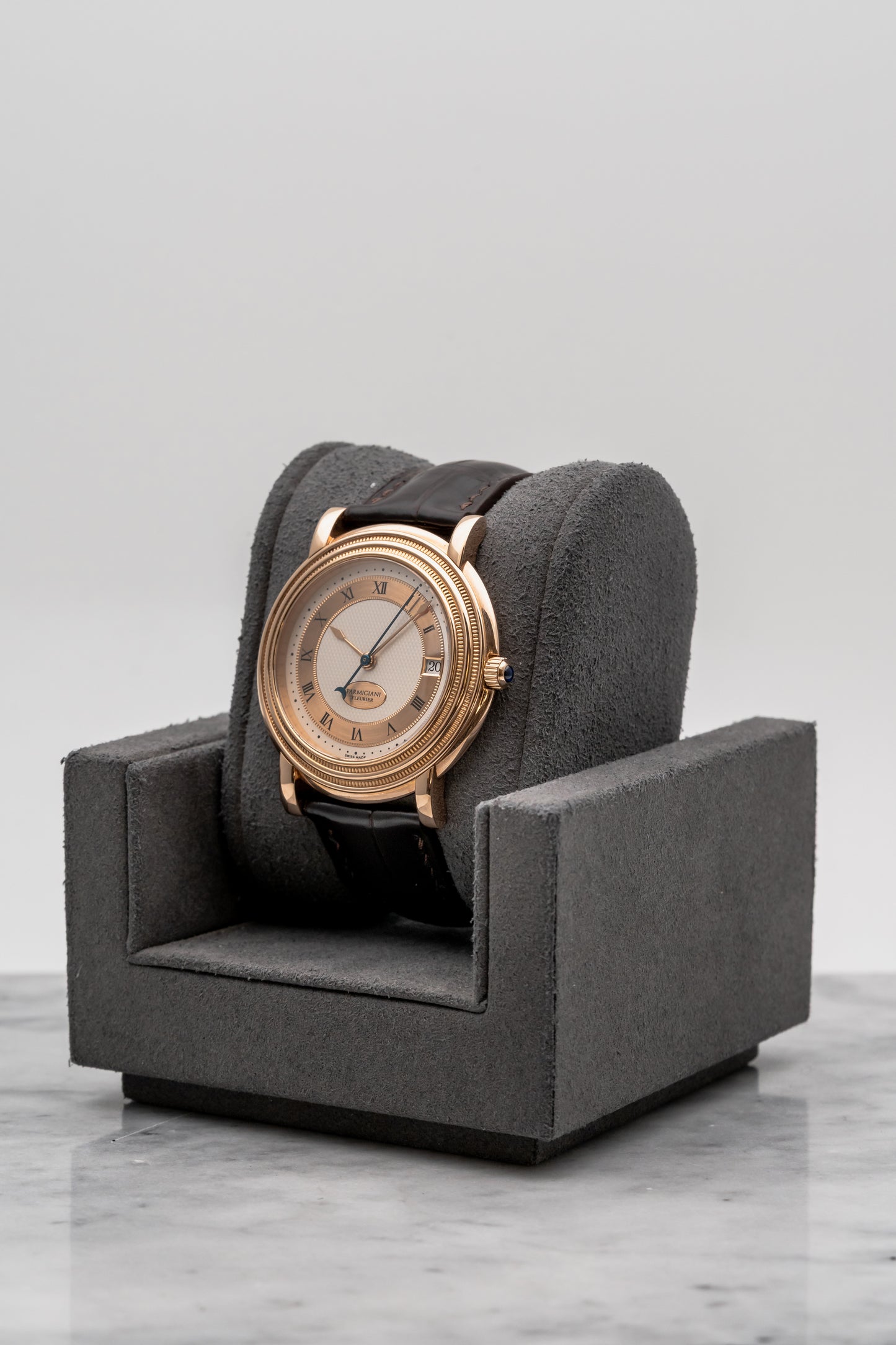 Parmigiani Fleurier Toric Automatic C00742 Silver Guilloché Dial