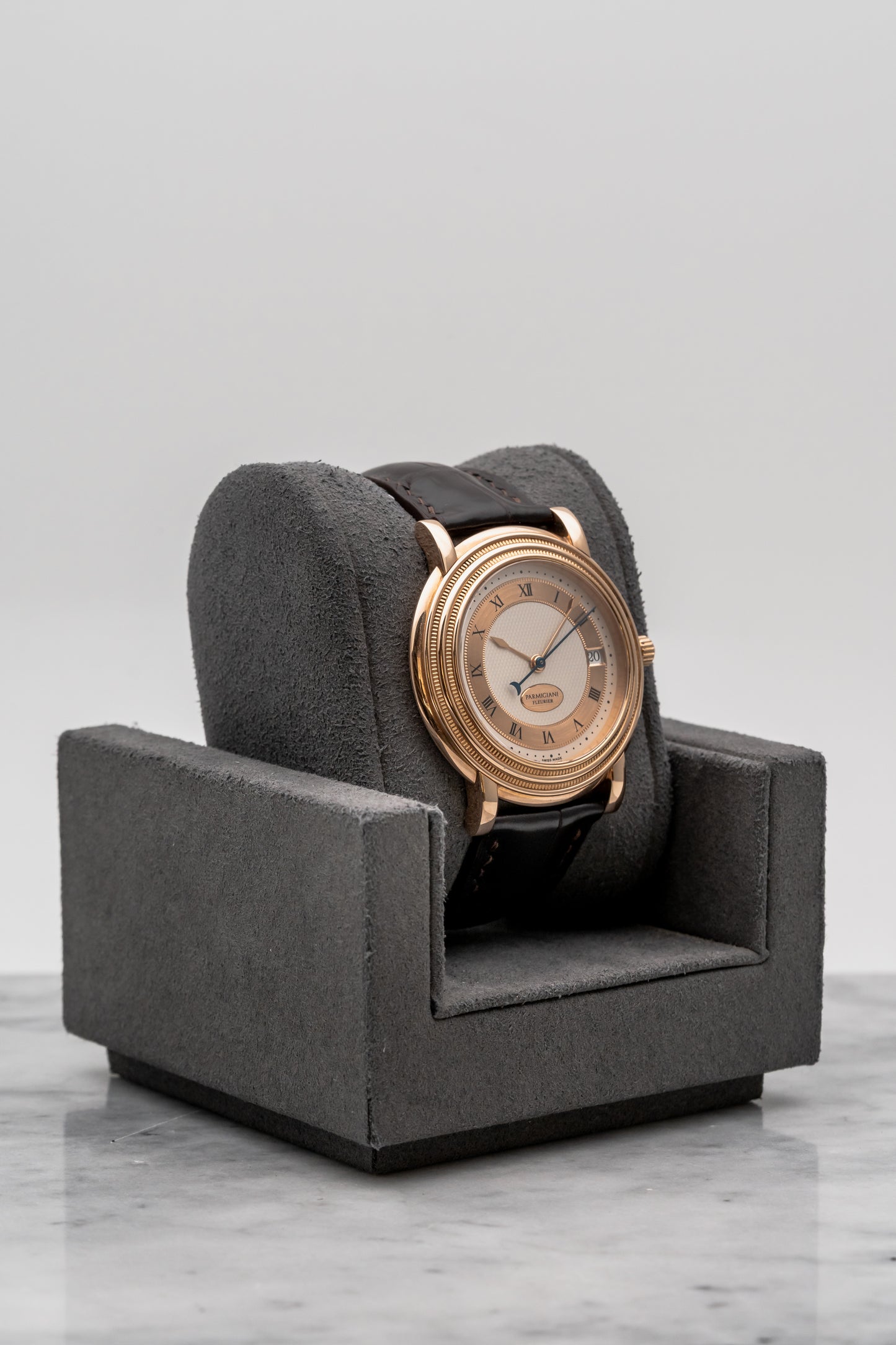 Parmigiani Fleurier Toric Automatic C00742 Silver Guilloché Dial